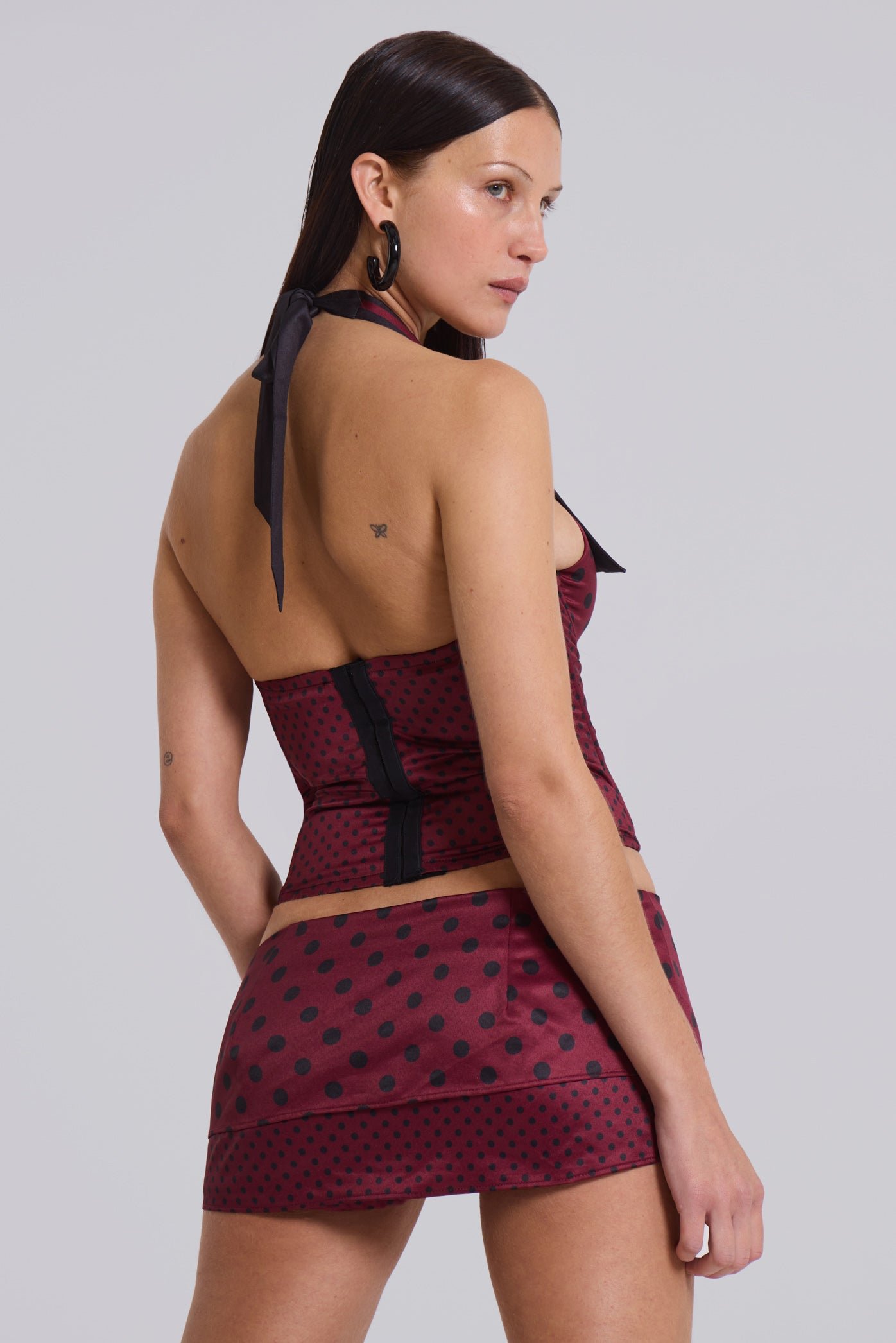 Not Your Girlfriend Corset in Polkadot