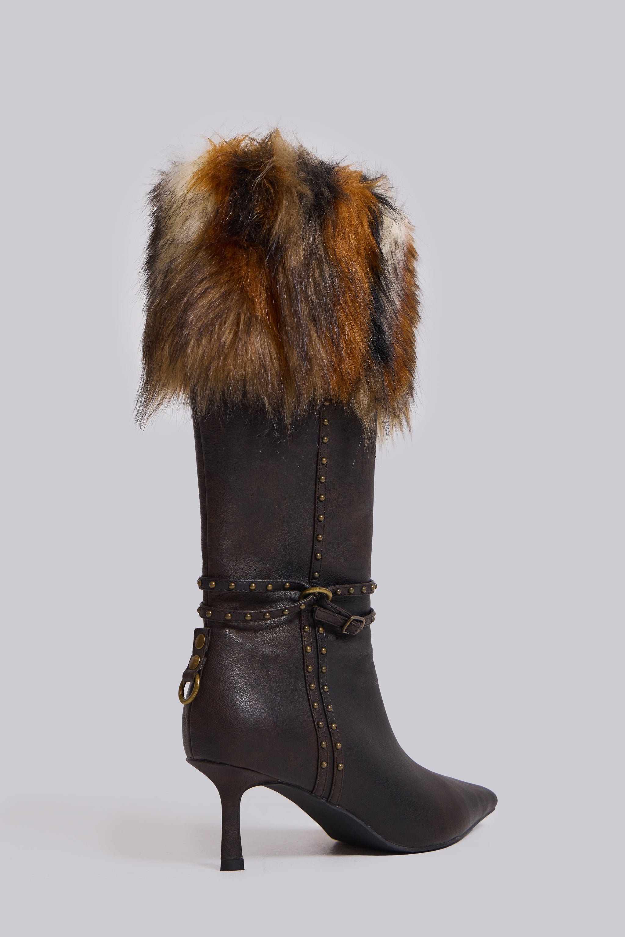 Fauna Faux Fur Healed Boot