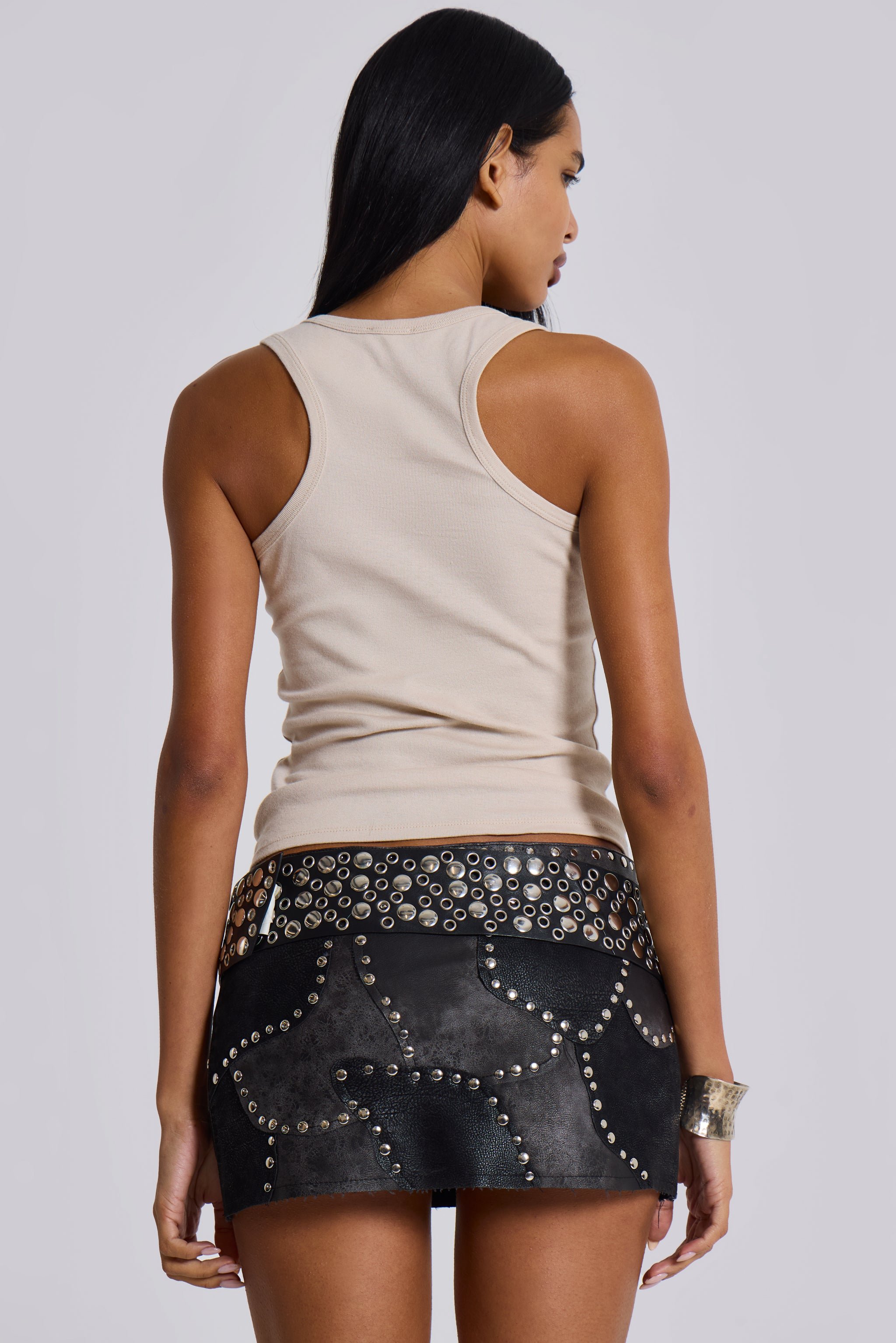 Osmium Studded Belt In Black