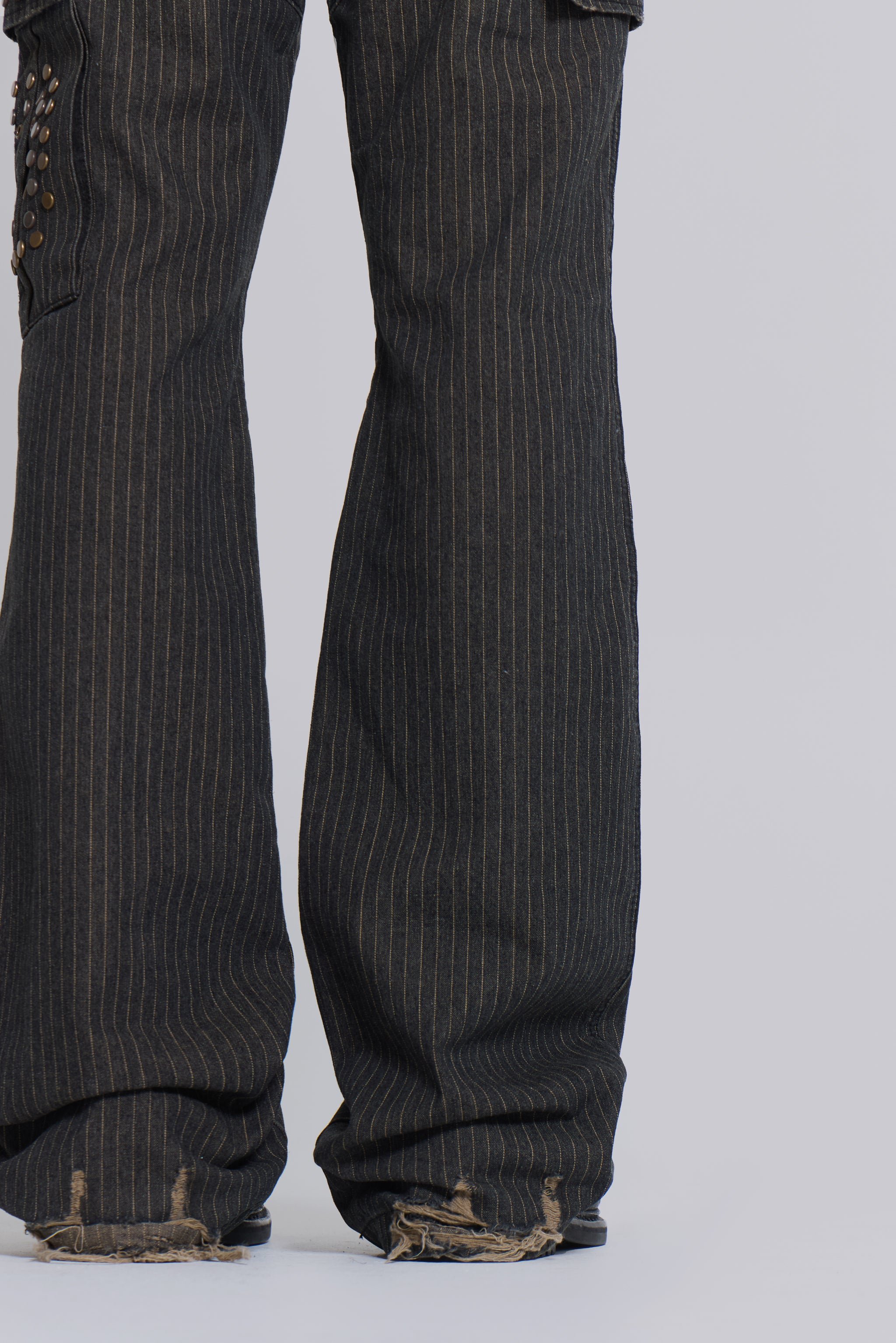 Kita Bootcut Pinstripe Cargo Pants