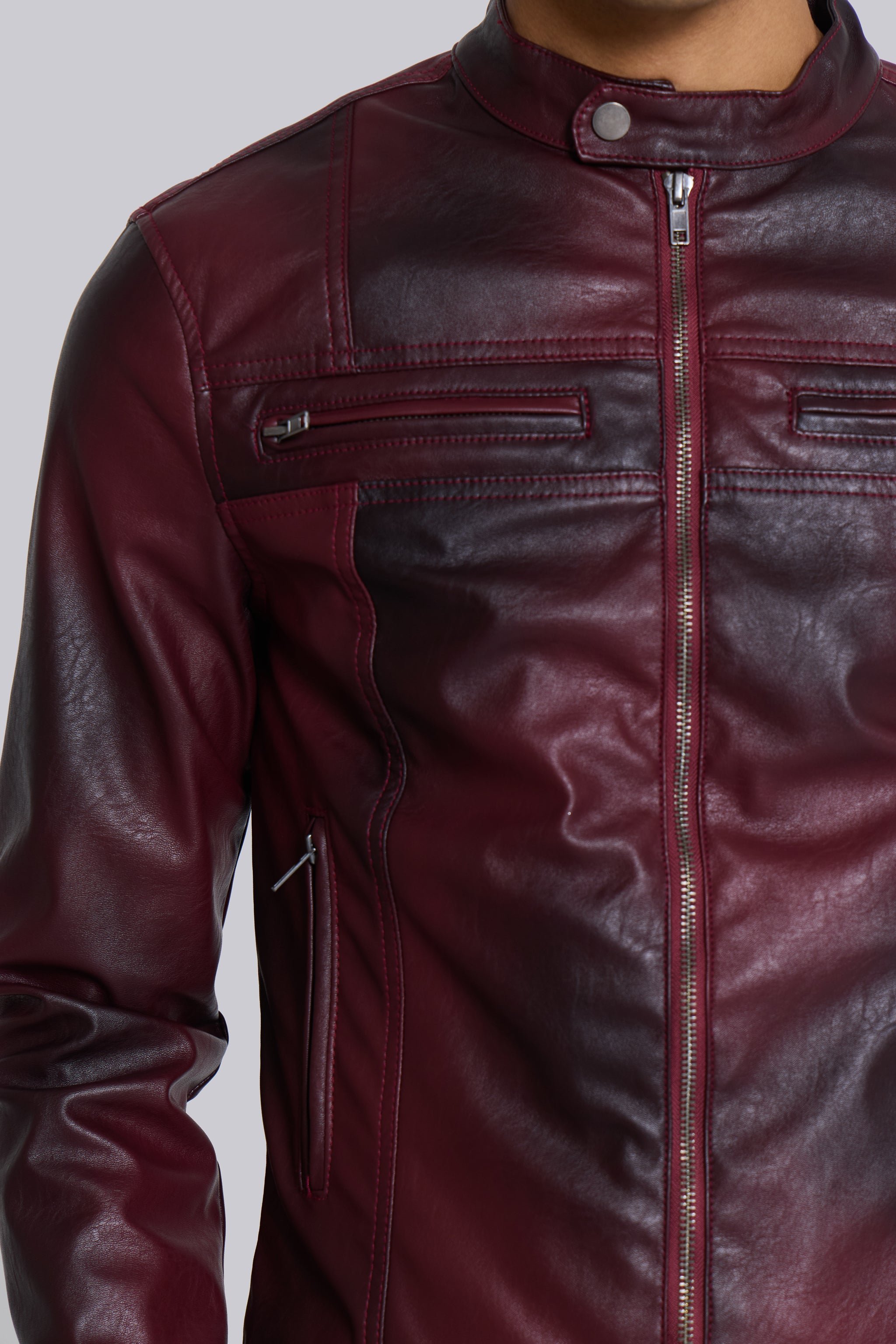 Oxblood Piston Jacket