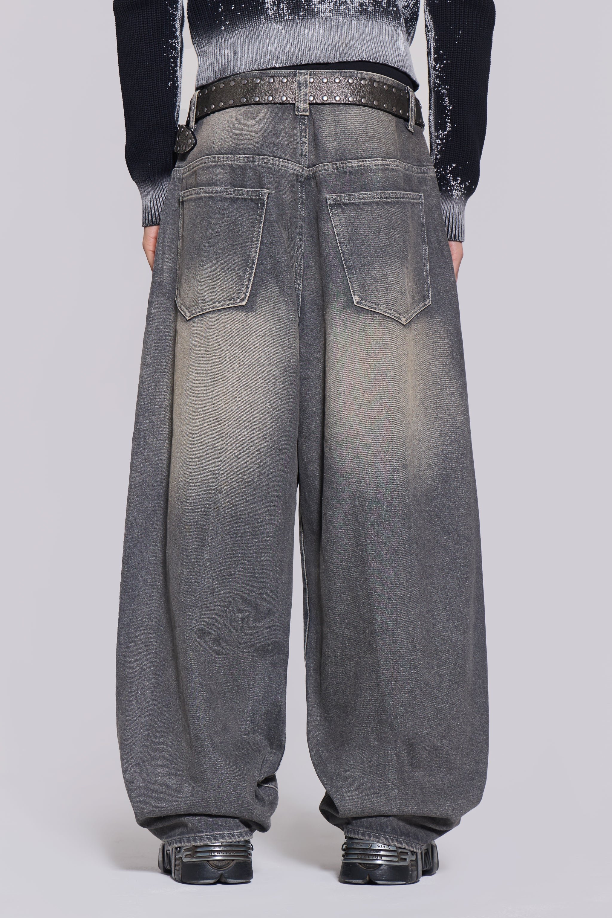 Grey Washed XL Colossus Jeans