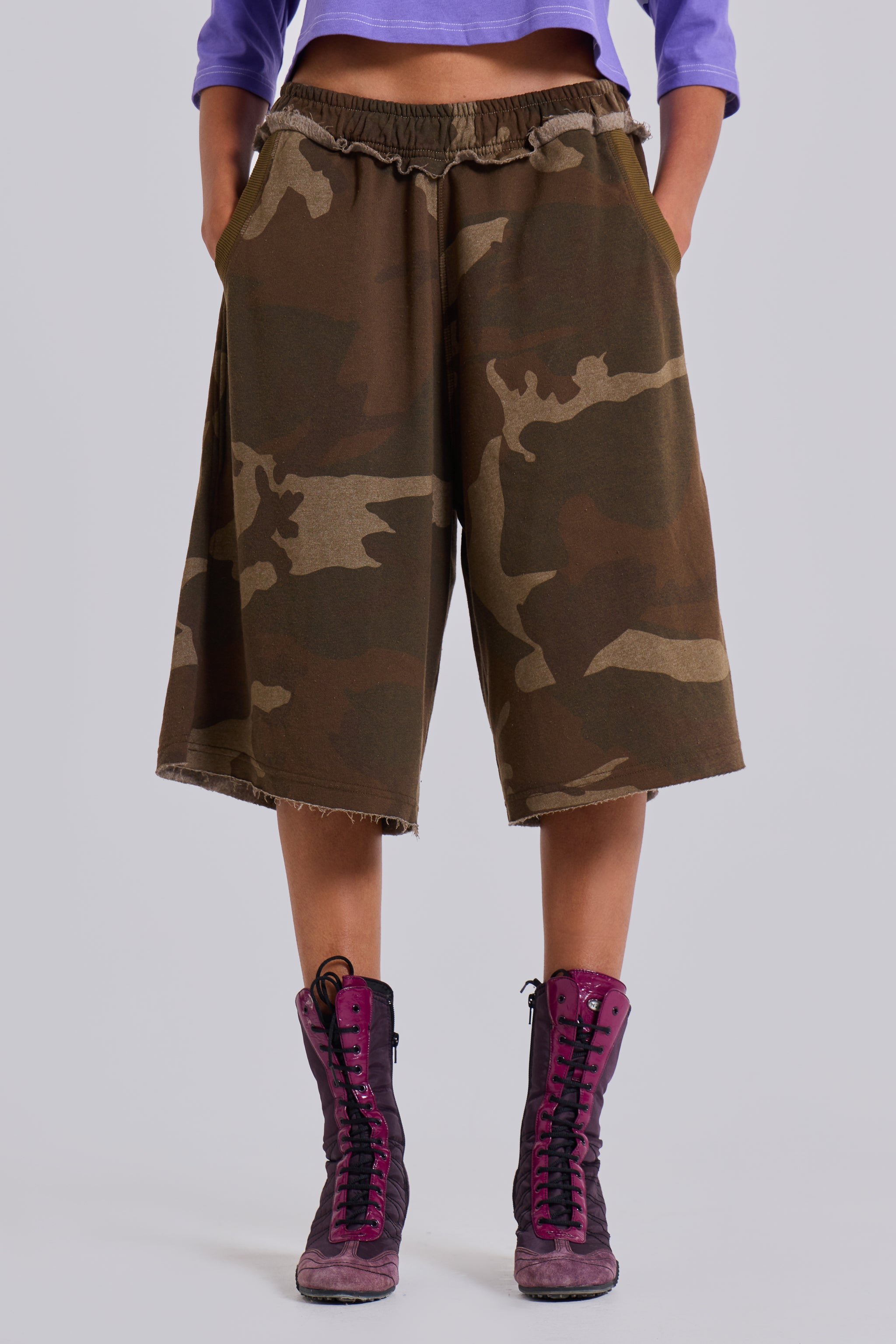 Camo Monster Jogger Shorts