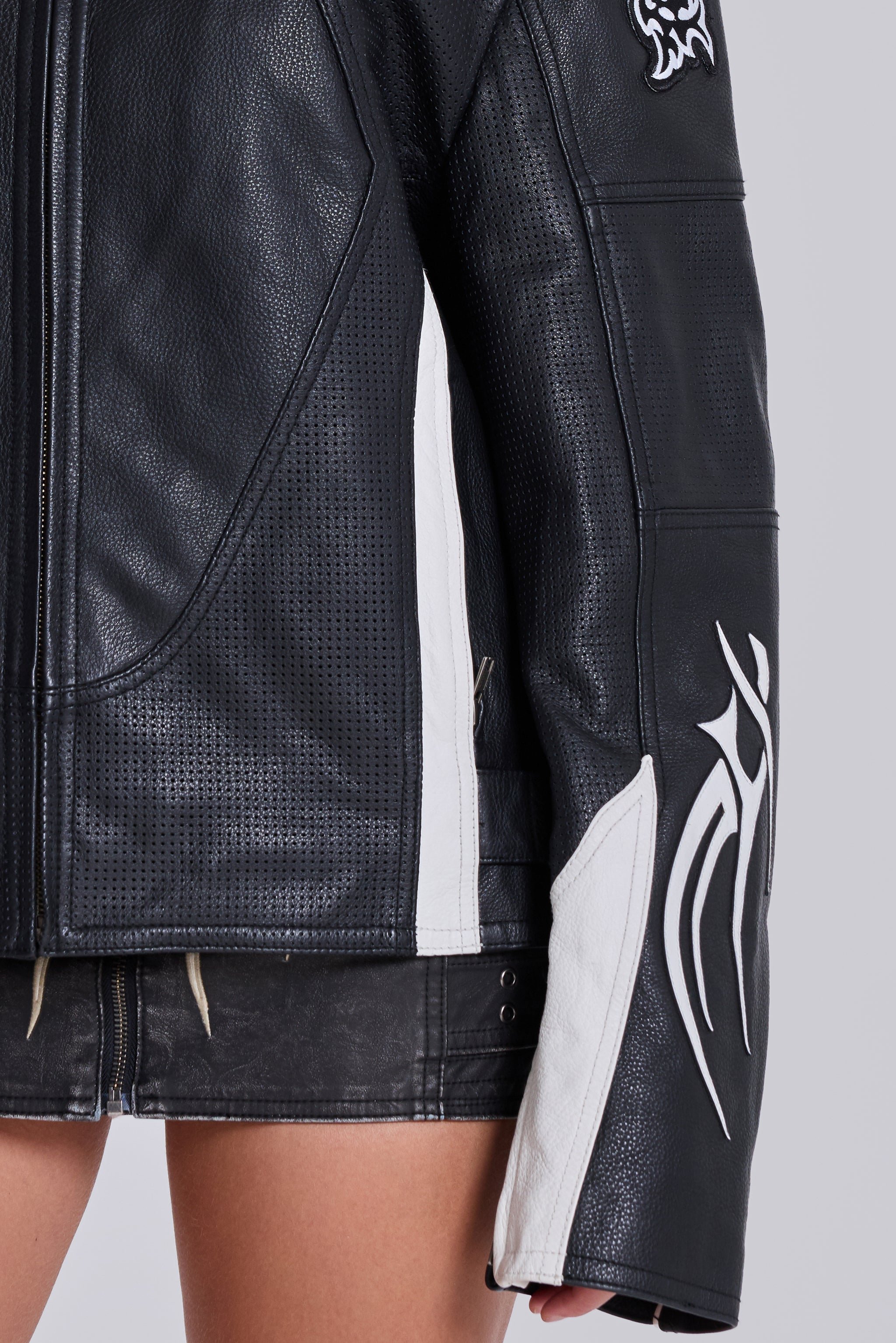 Crash Leather Biker Jacket