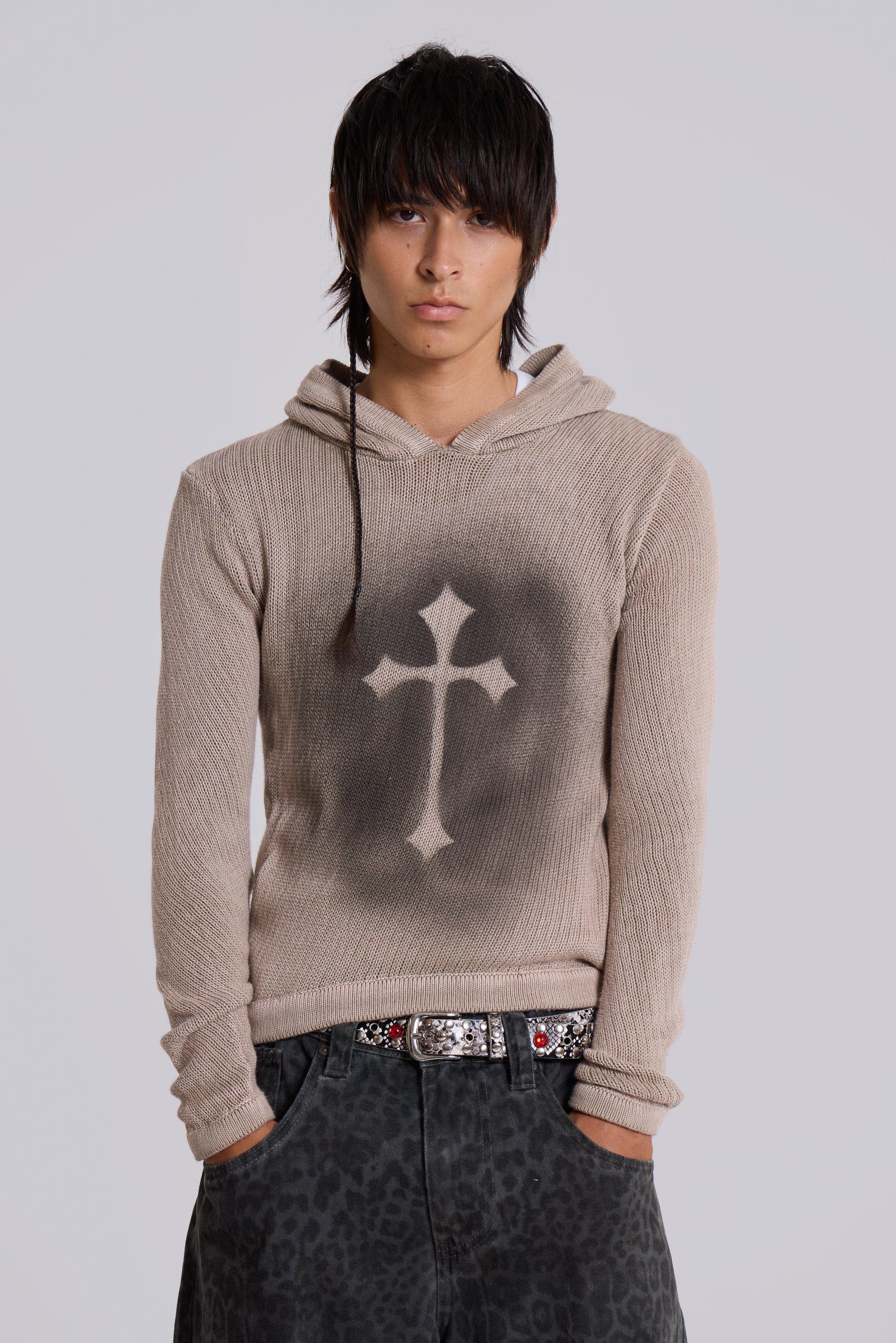 Sainted Knit Hoodie Jaded Man Jaded London