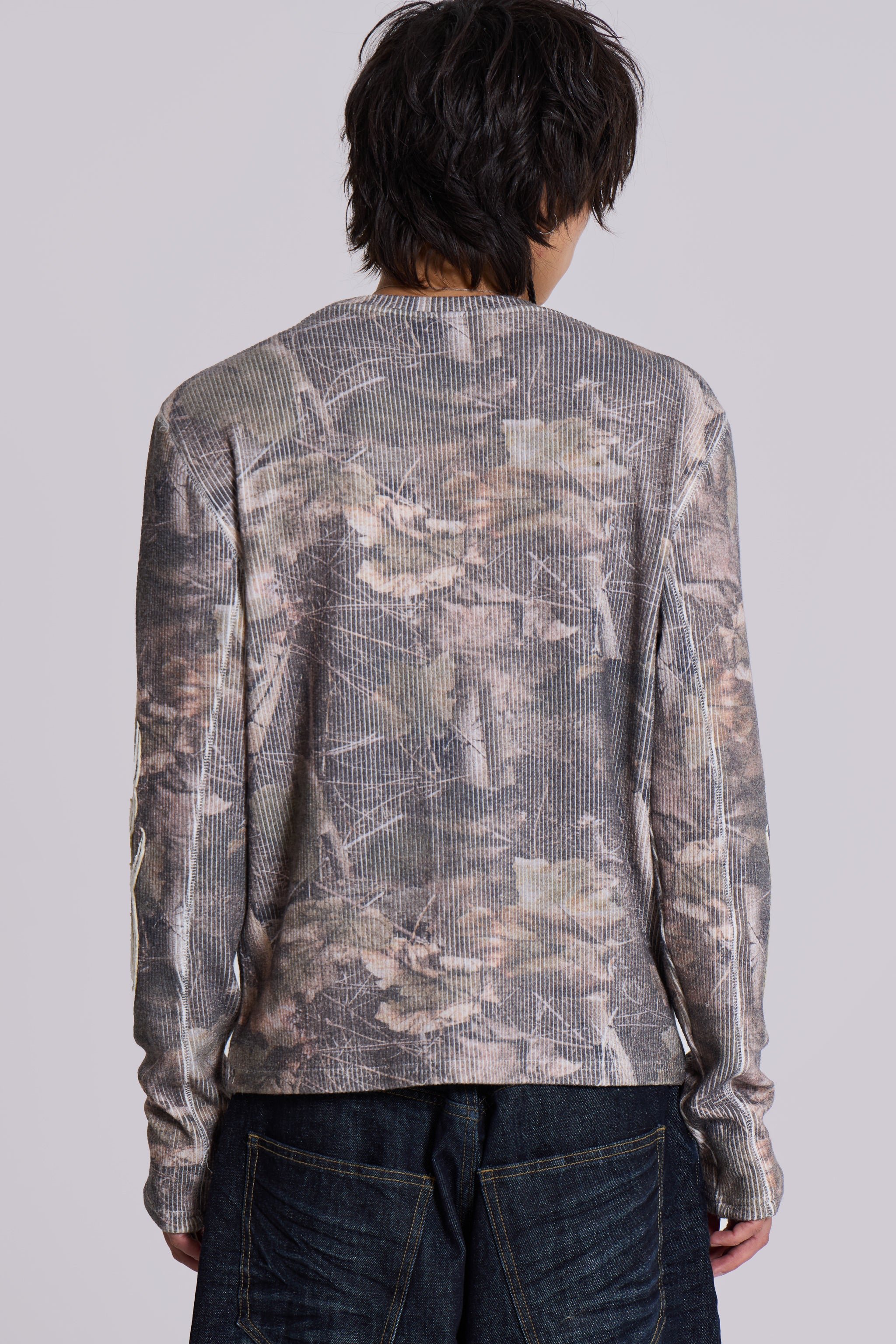 Woodland Camo Tattoo Applique Top