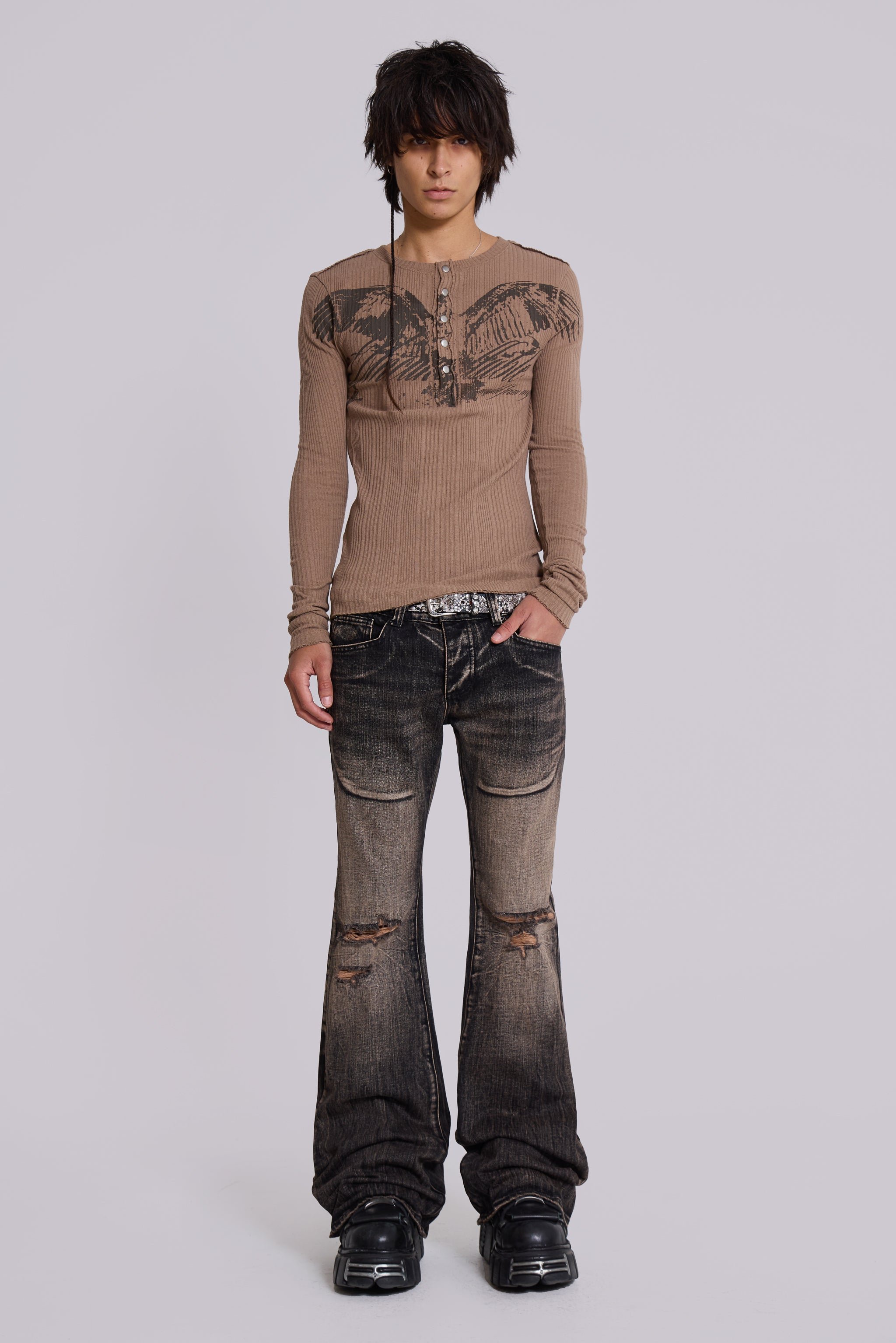 Dune Drift Flared Jeans