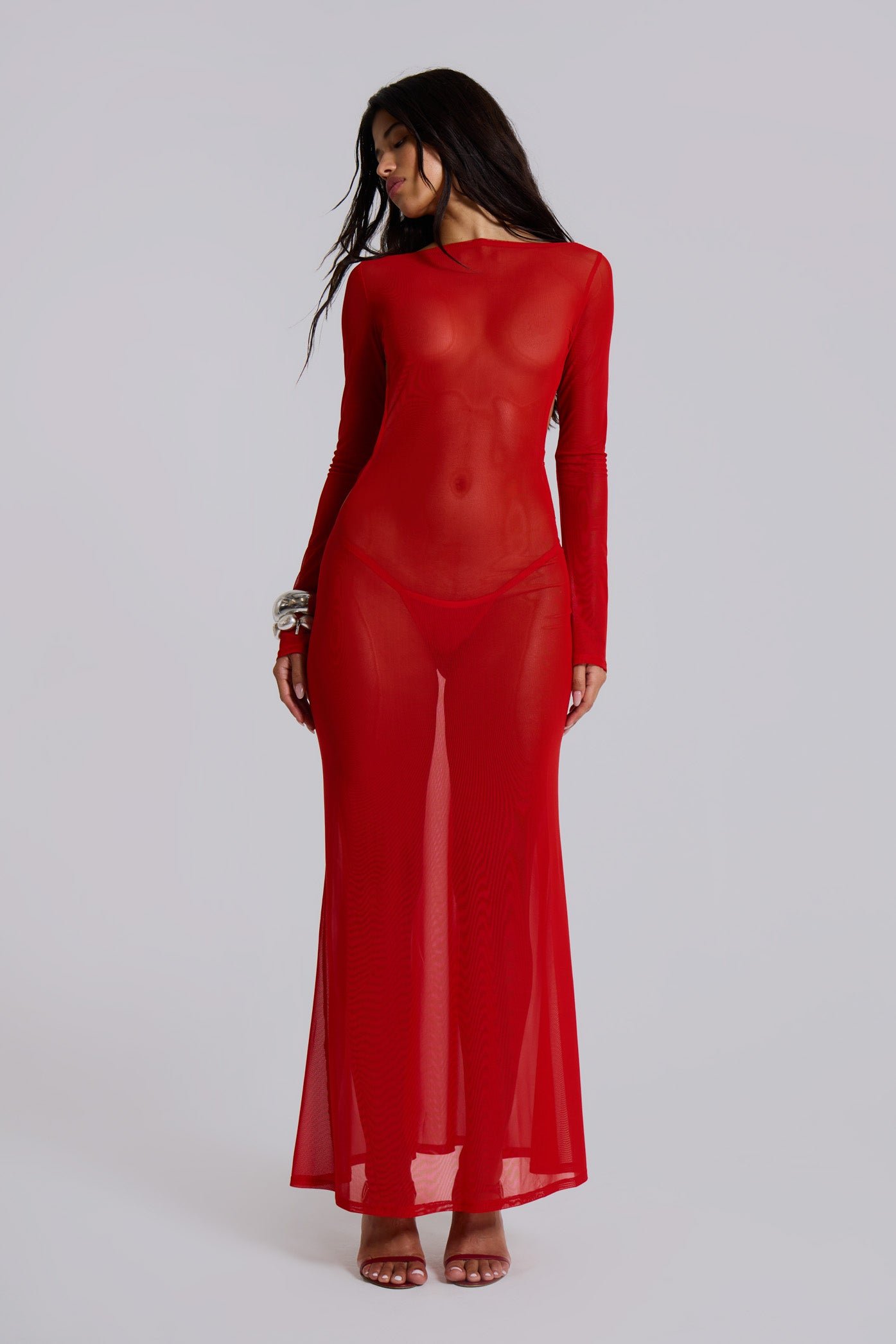 Ziva Dress in Red
