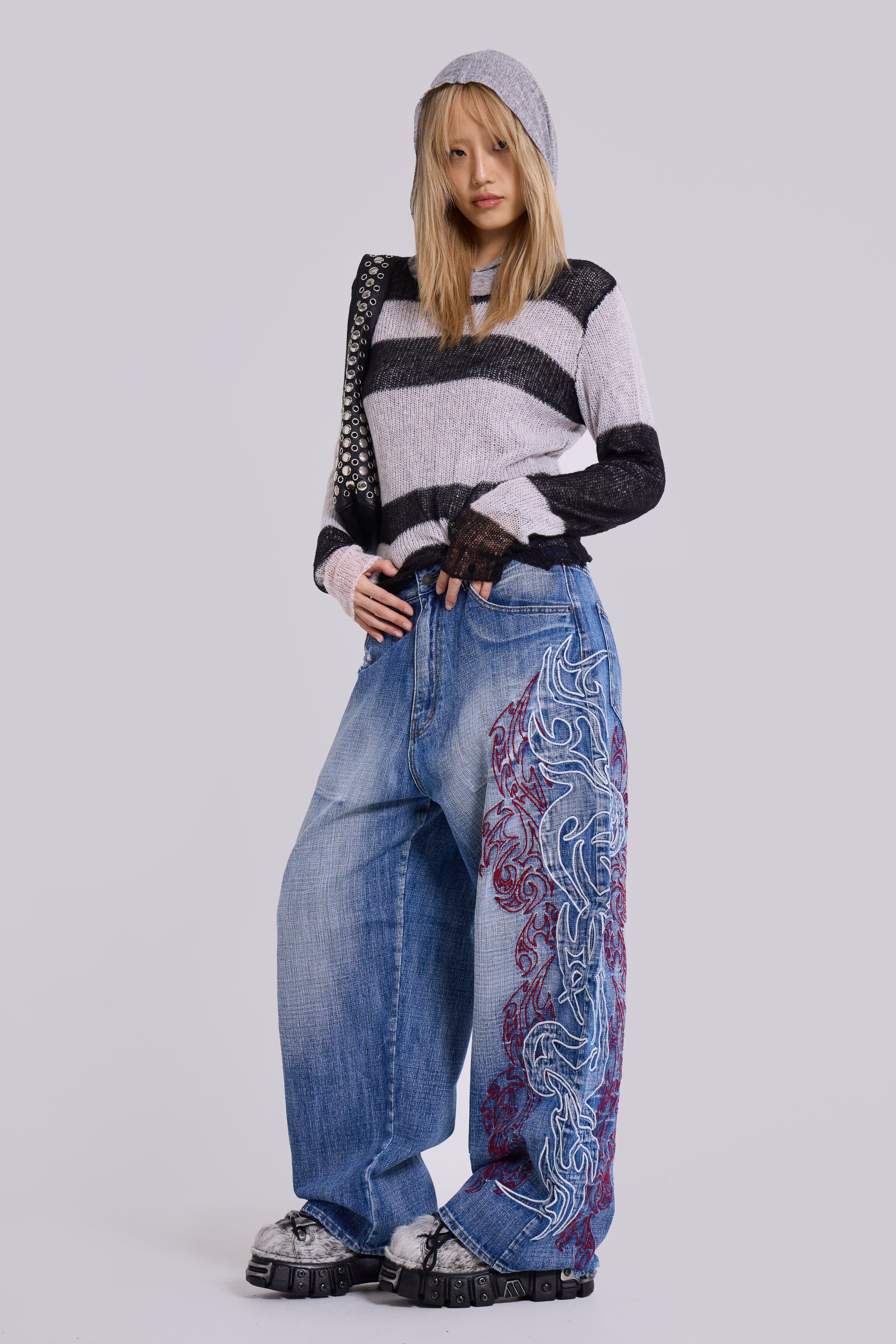 Layered Tribal XL Colossus Jeans