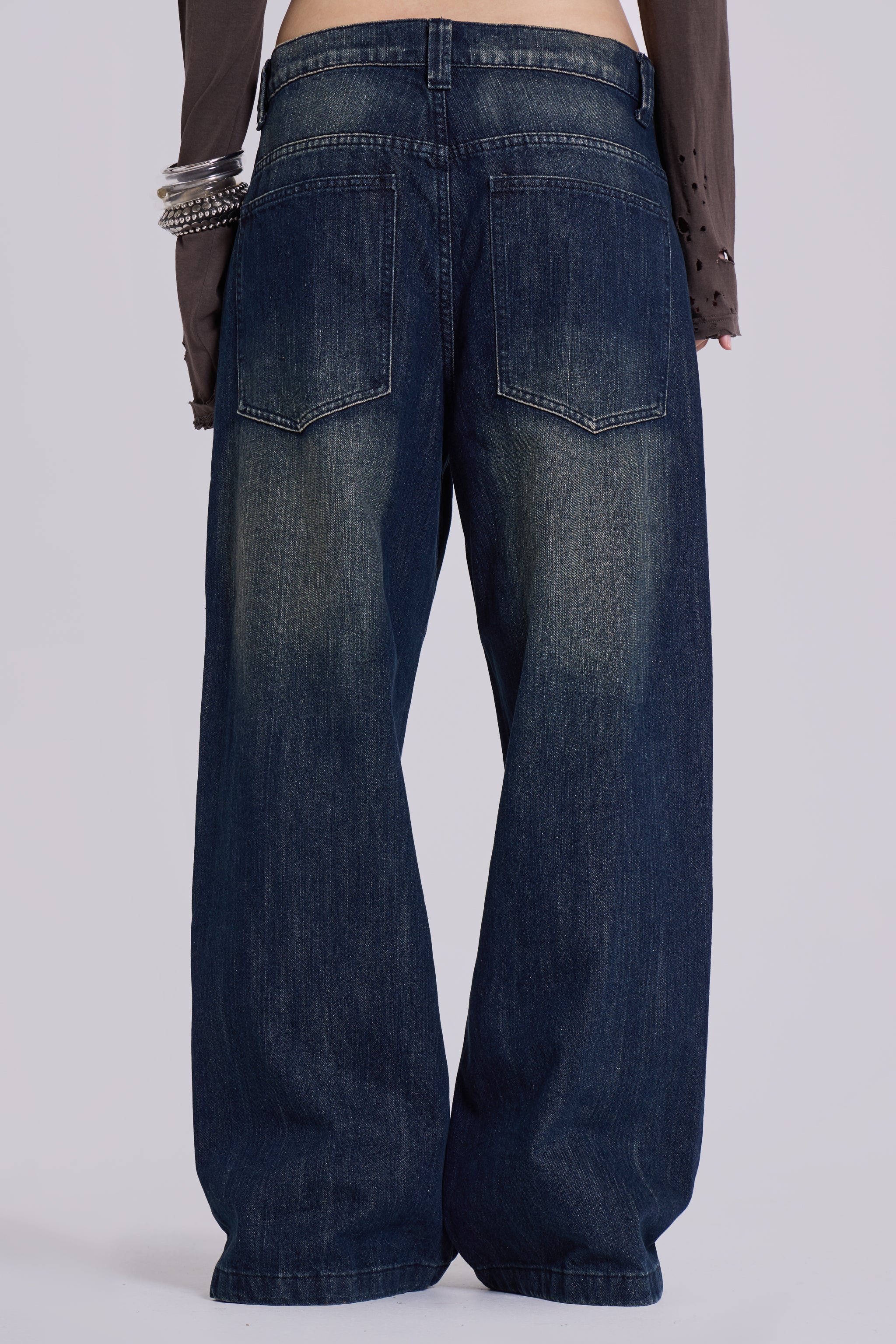 Mid Blue Slub Colossus Jeans