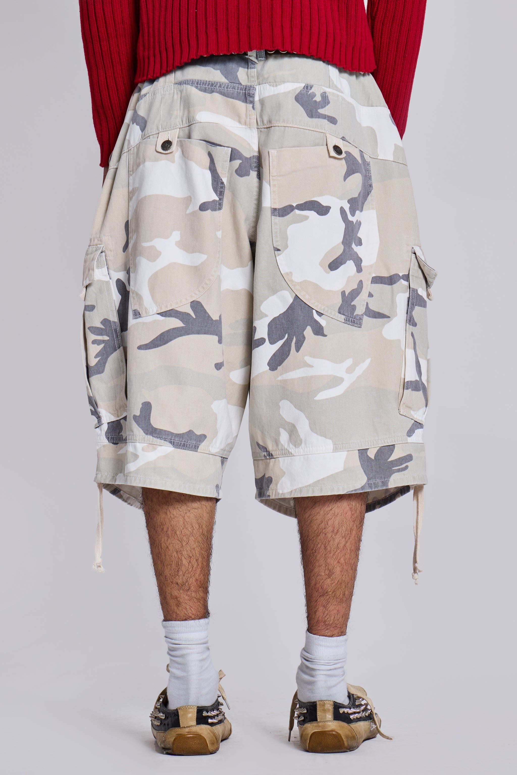 Snow Camo Cadet Cargo Shorts