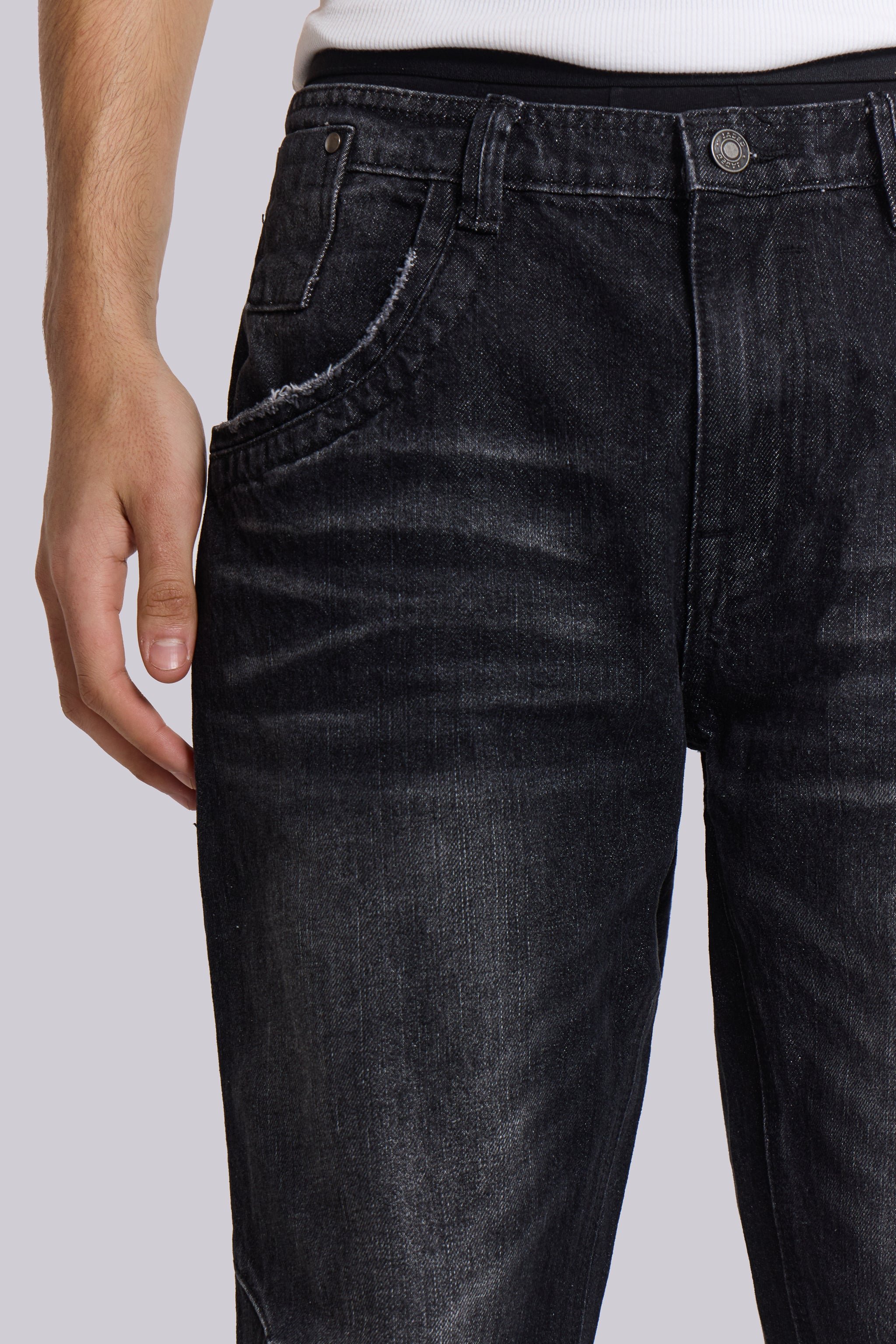 Washed Black Reed Jeans