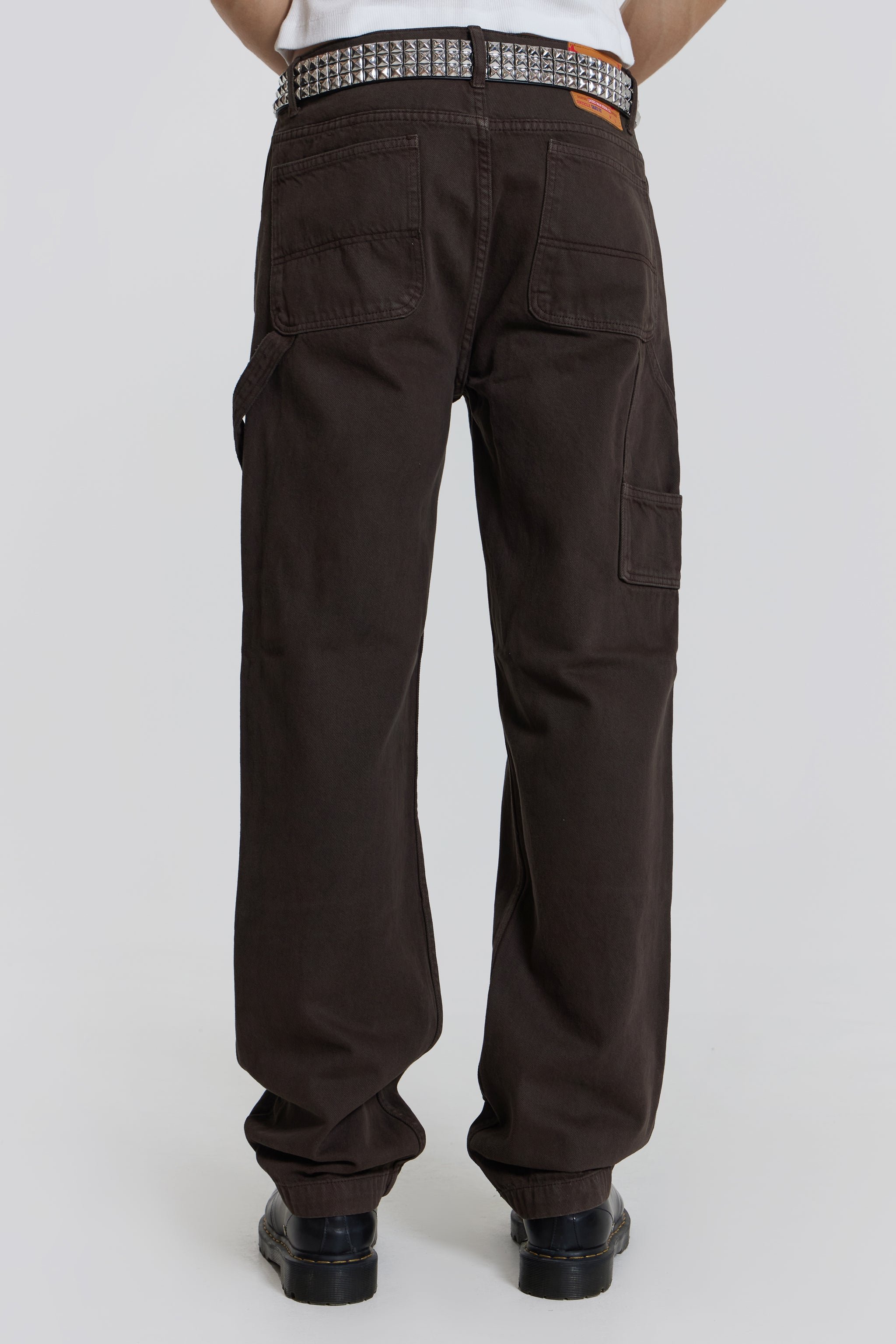 Washed Black Carpenter Jeans | Jaded London - W30 L32 / Black
