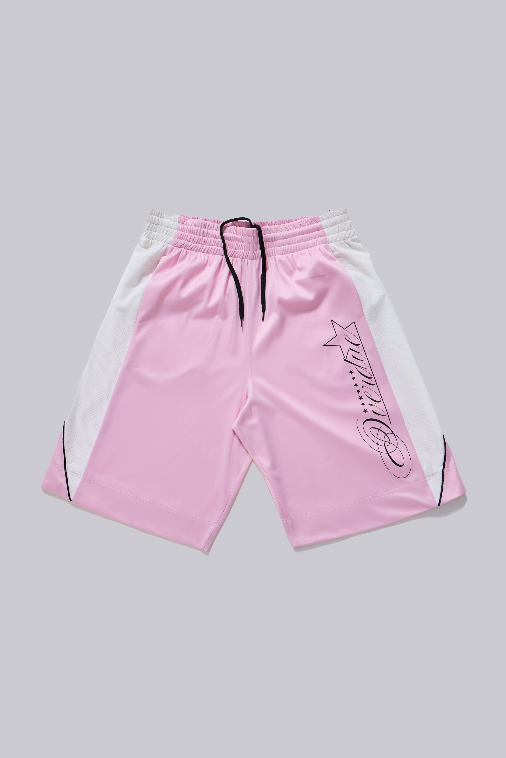 Pink Overdue Basketball Shorts Jaded London