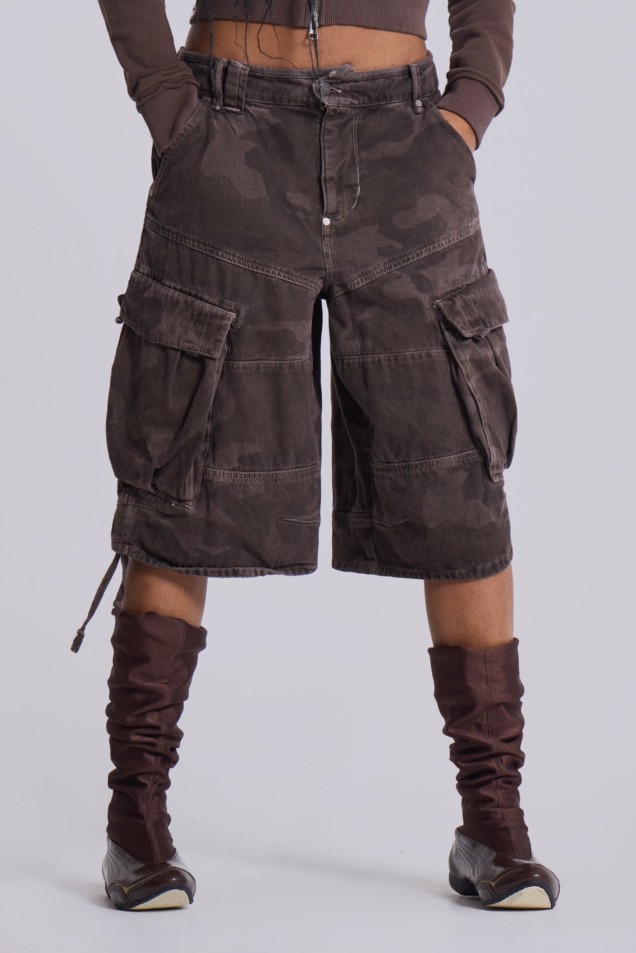 Cadet Brown Camo Shorts