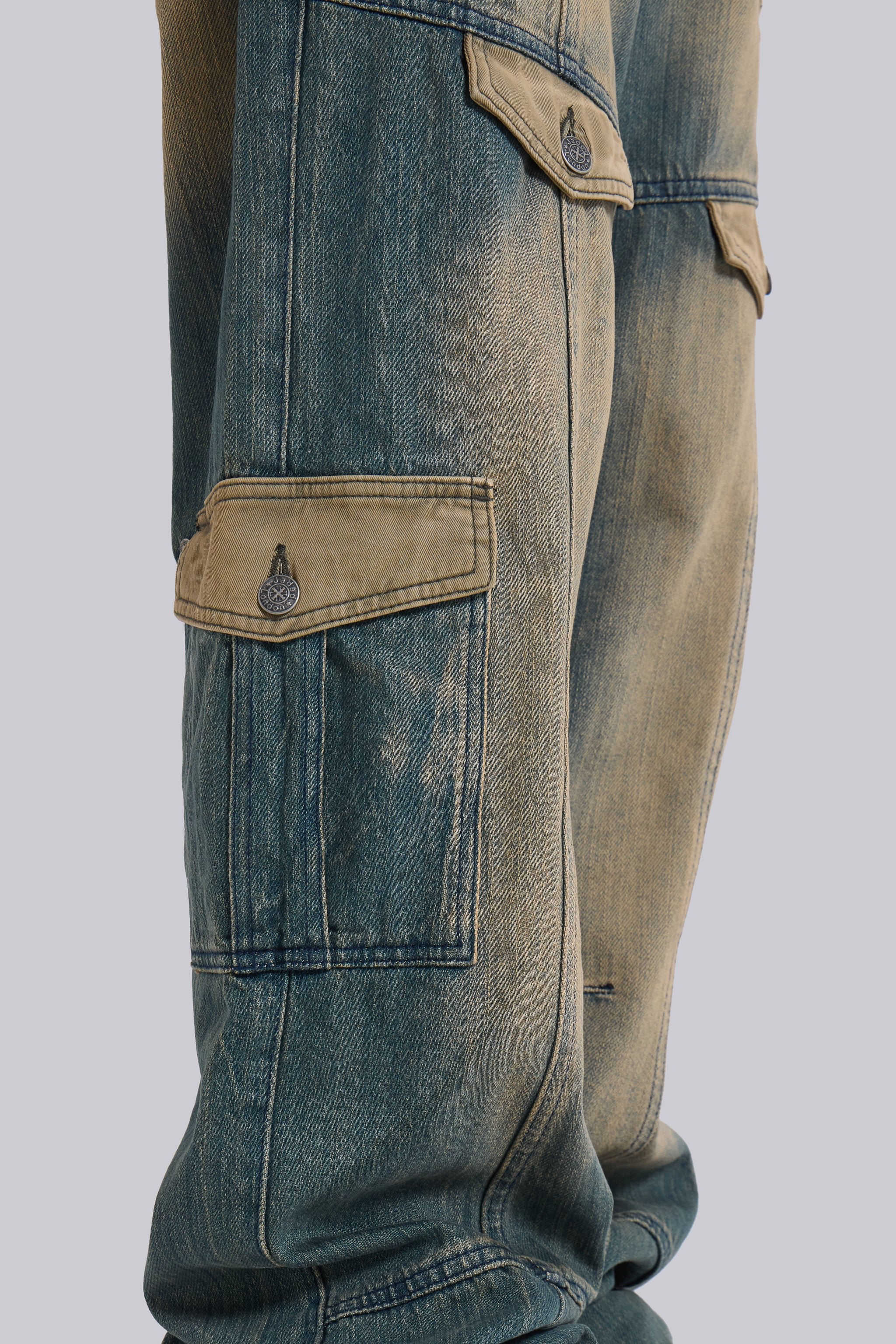 '07 Contrast Cargo Jeans