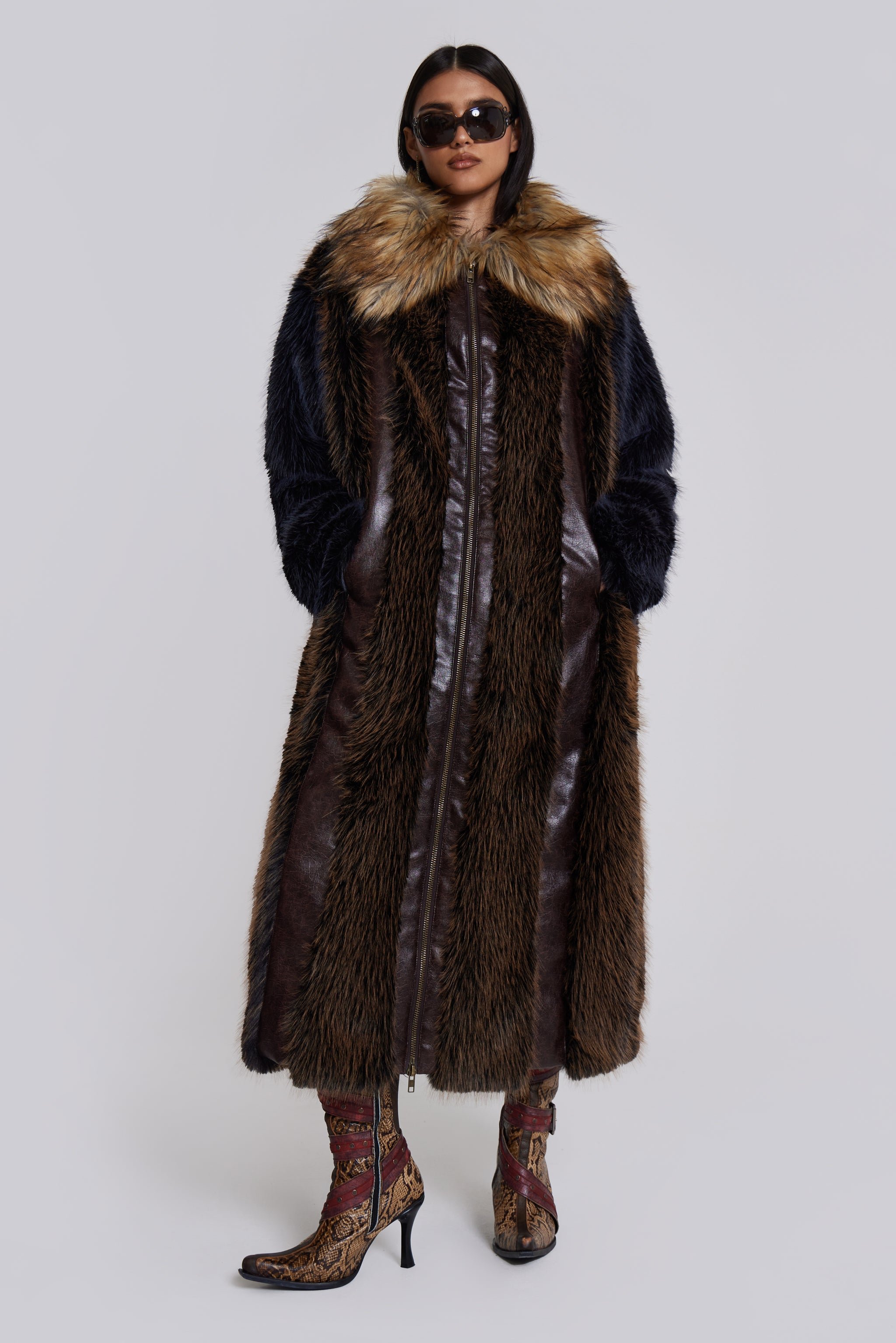 Agyness Faux Fur Coat