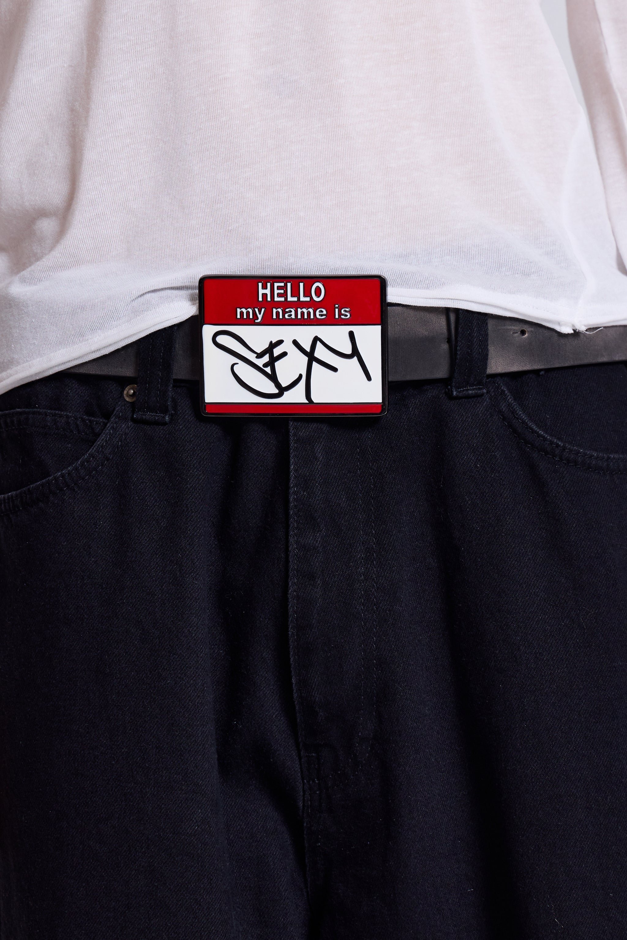 Hello My Name Is Belt