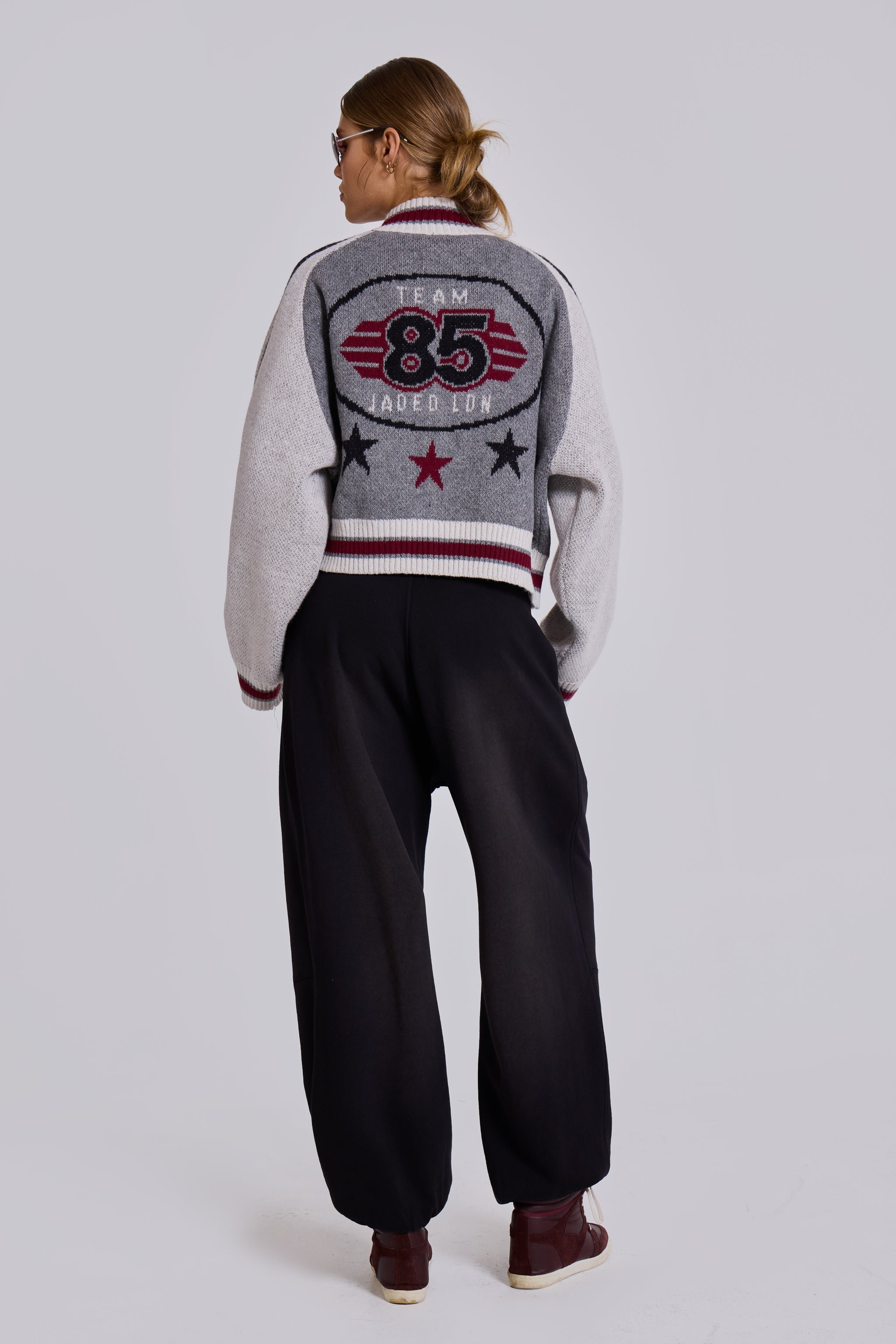 Team 85 Knitted Bomber Jacket