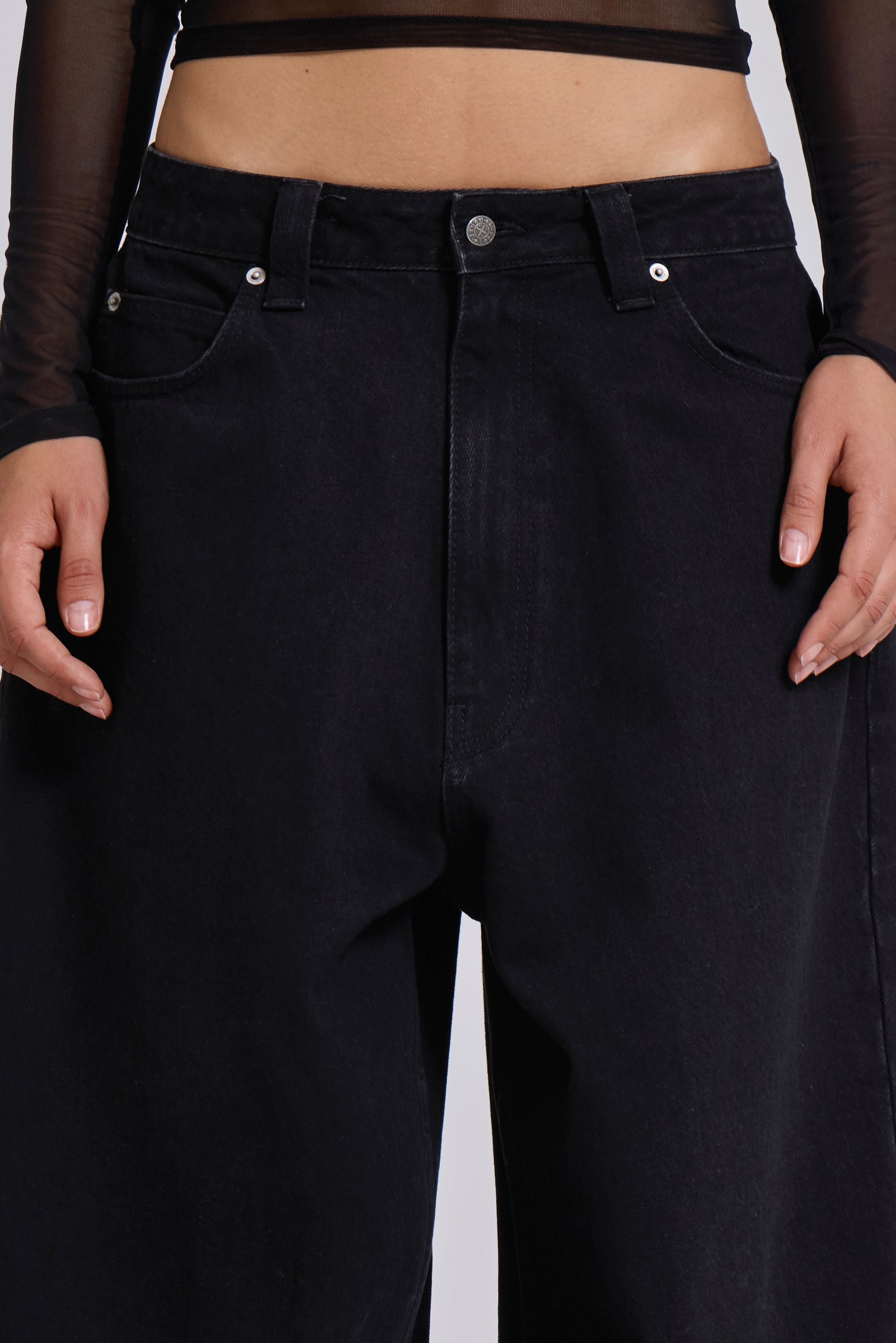 Solid Black XL Colossus Jeans