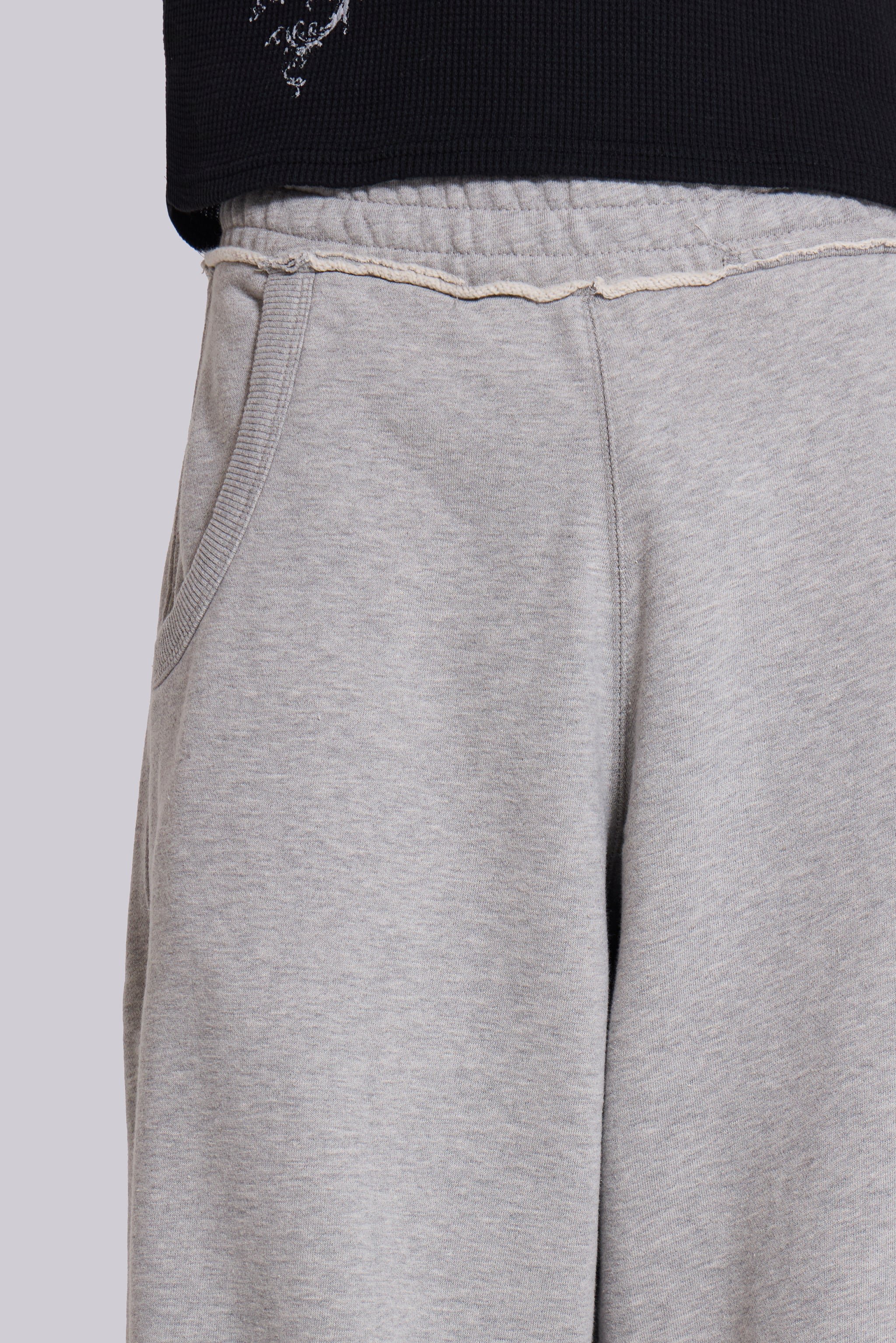 Grey Marl Baggy Monster Joggers