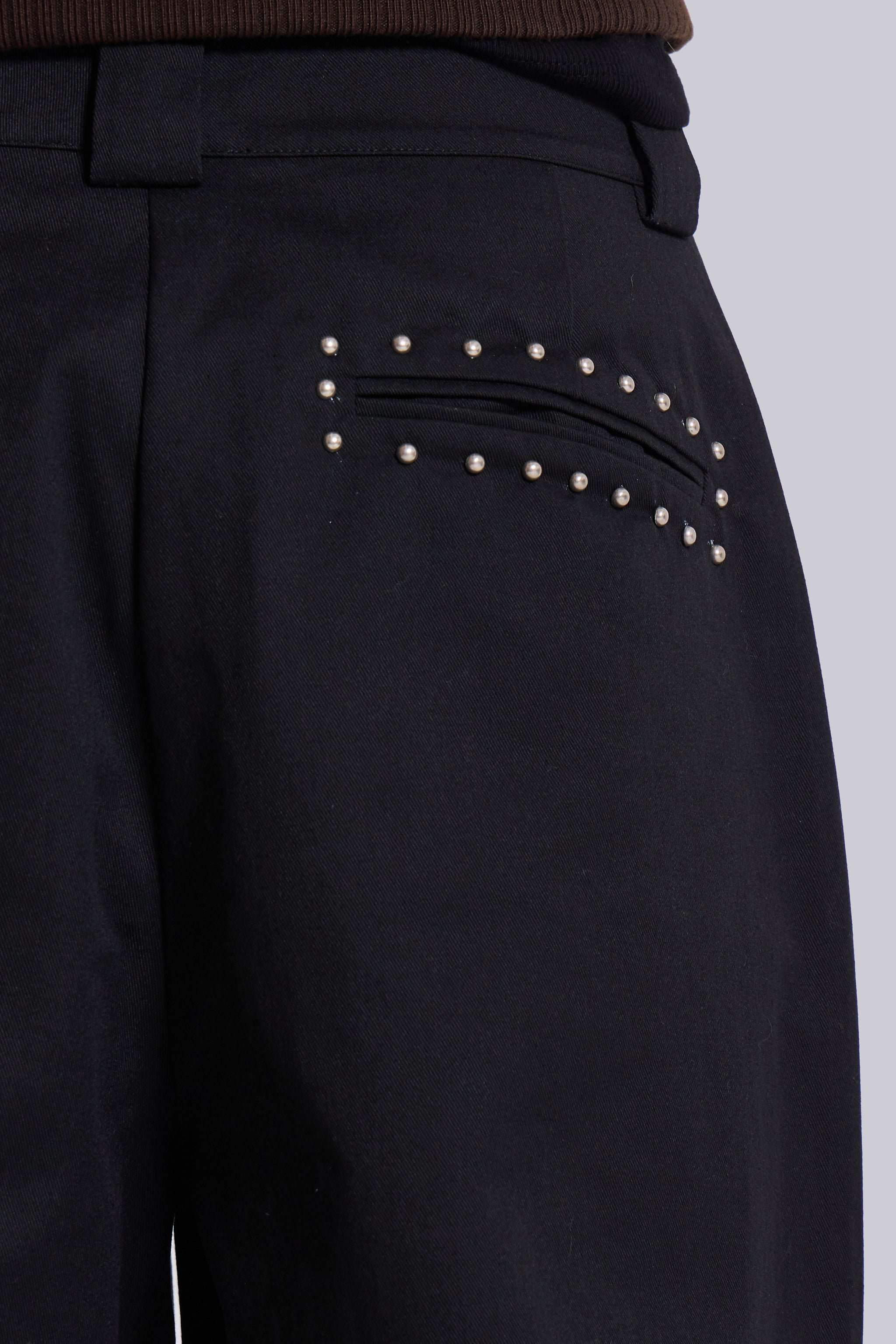 Studded Black Goliath Suit Pants