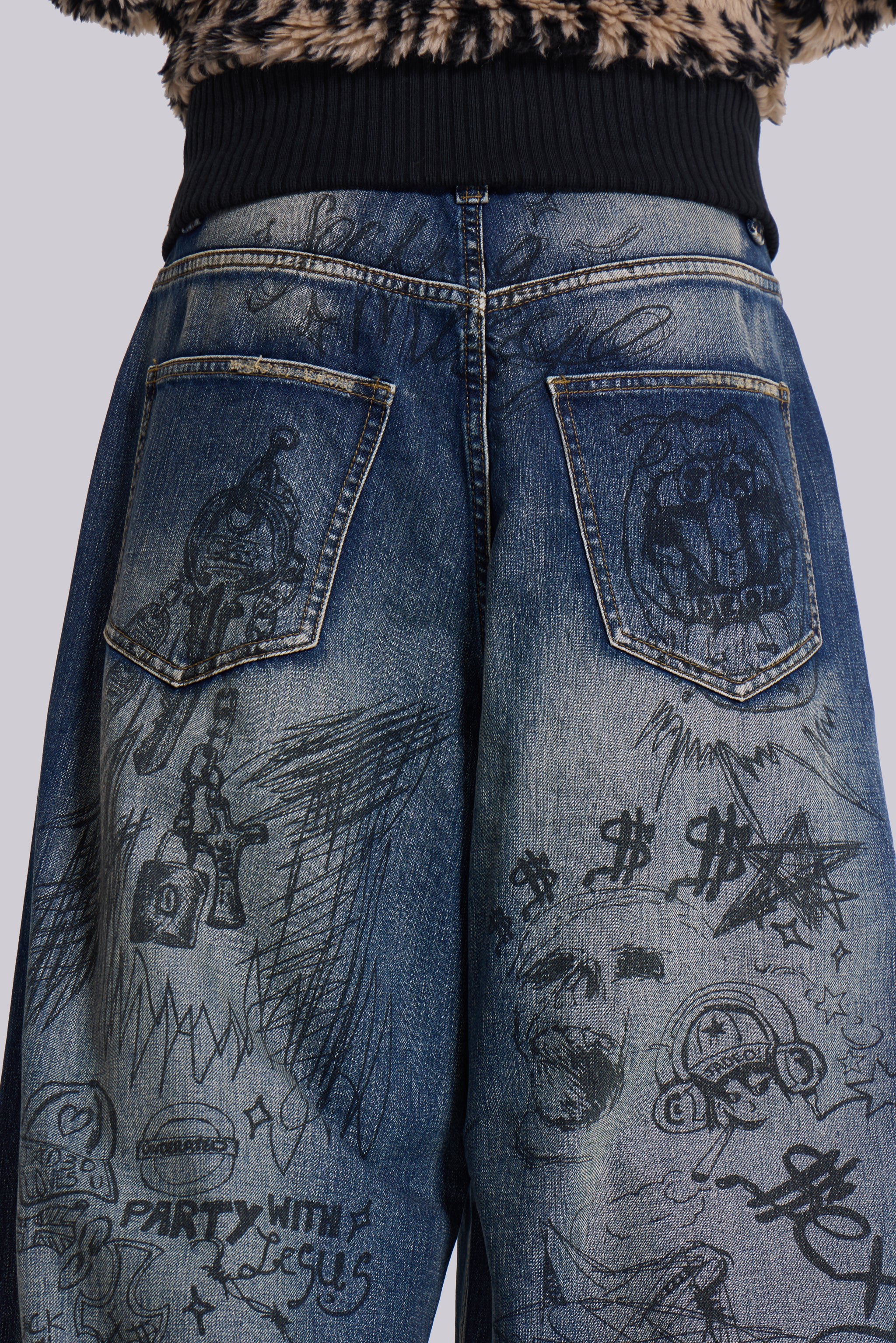 Graffiti XL Colossus Washed Jeans