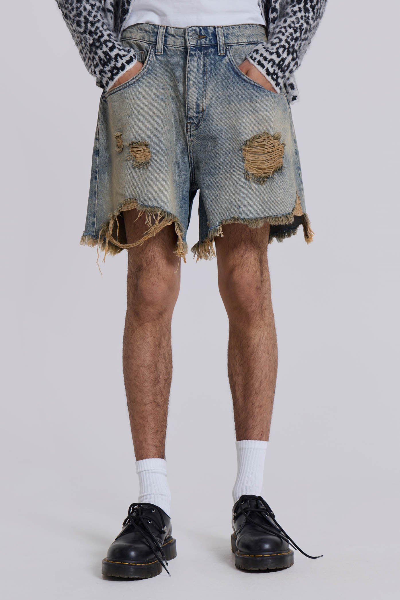 Dirty Bleach Revenge Jorts