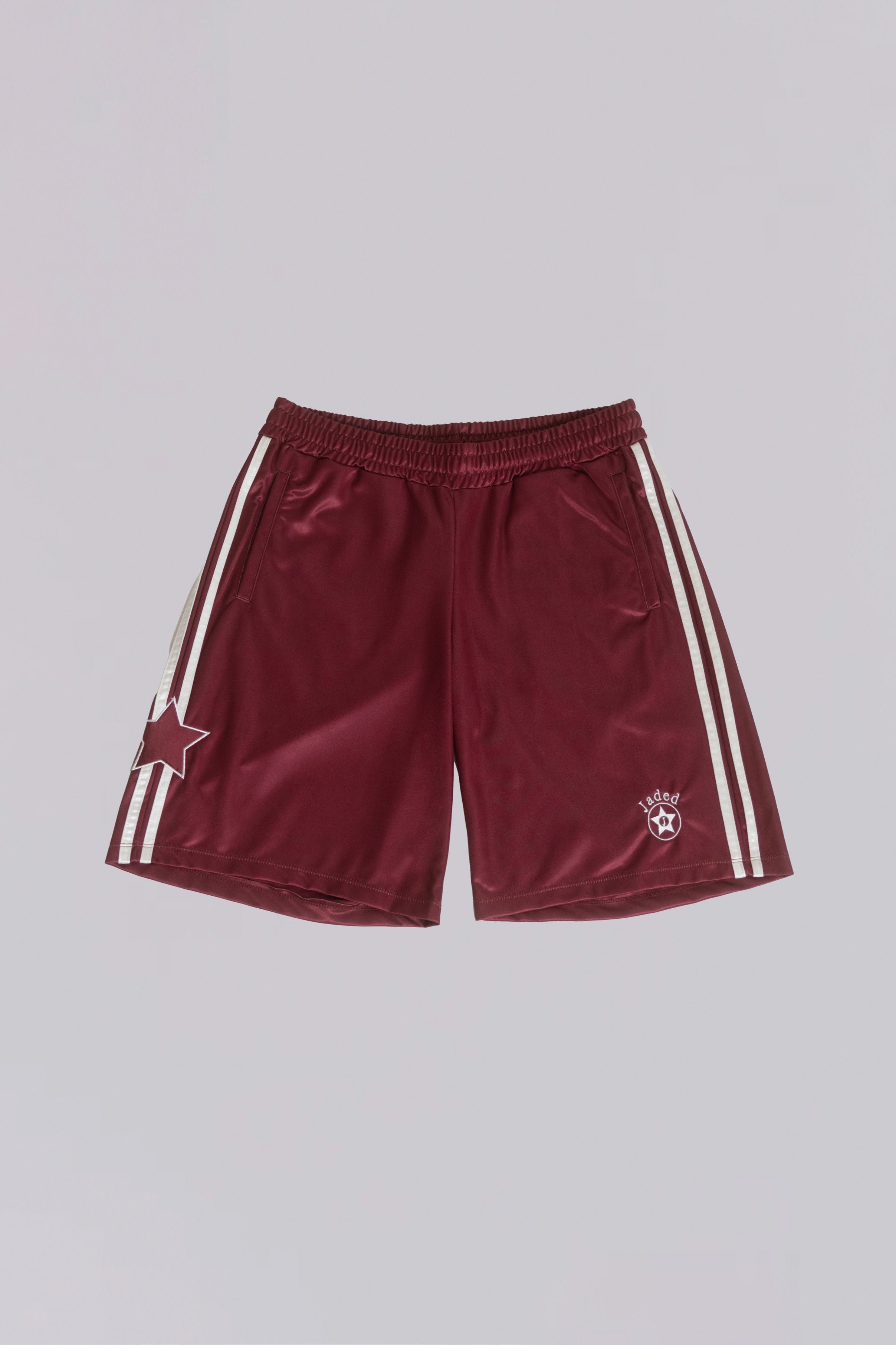 Burgundy Alyx Longline Football Shorts