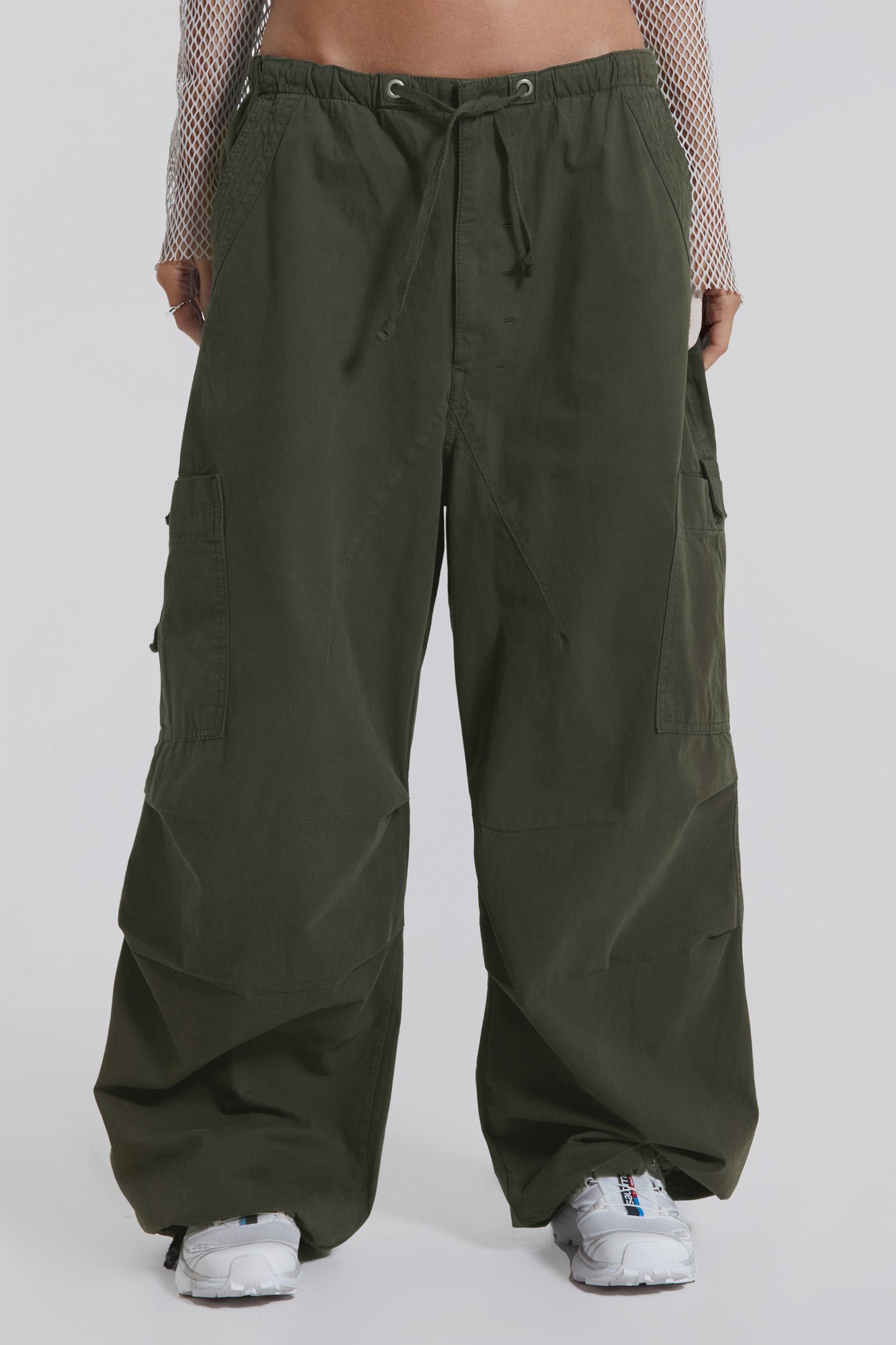 2022特集 jaded london khaki pants parachute ワークパンツ/カーゴ