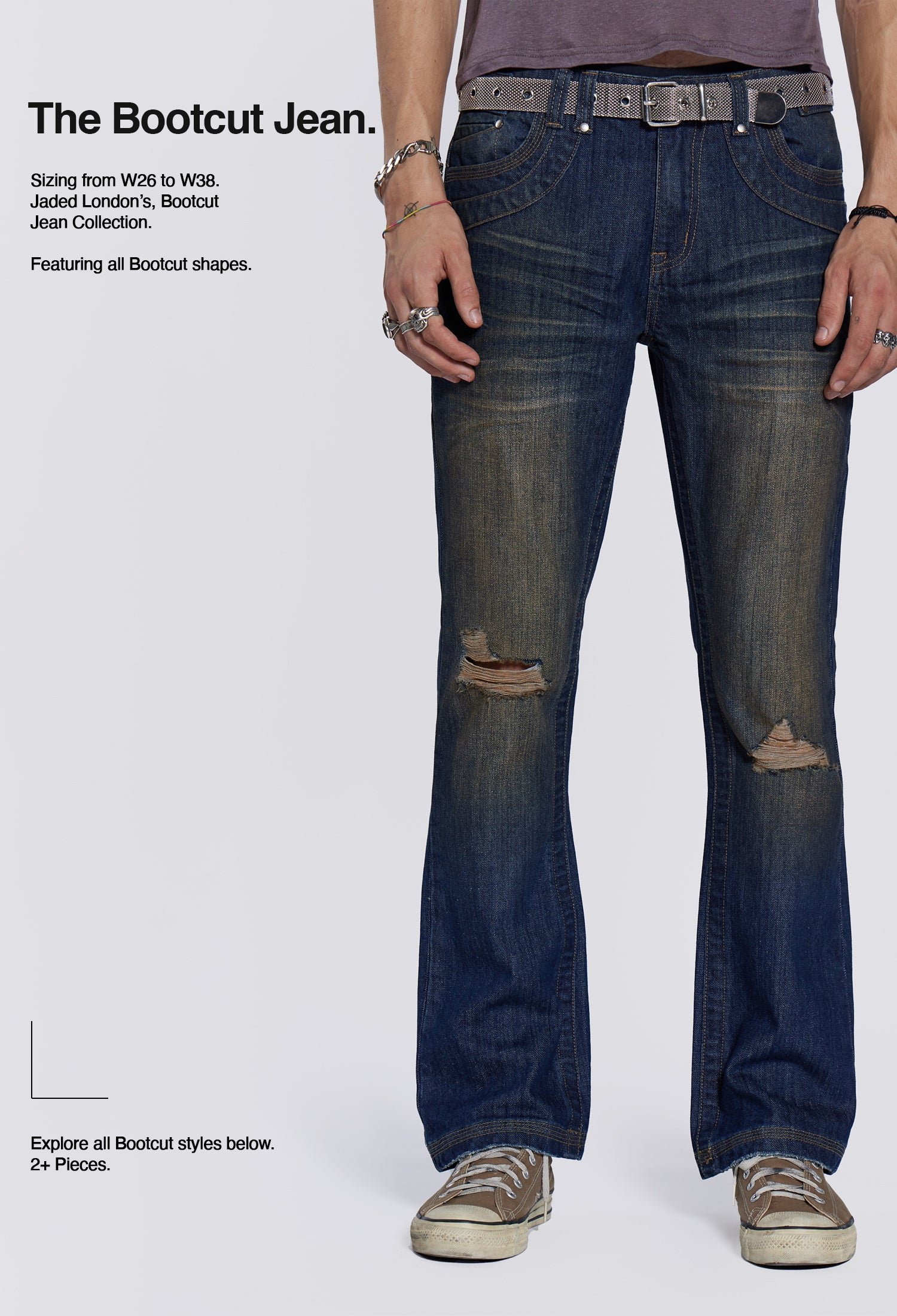 Men's Bootcut Jeans – Jaded London