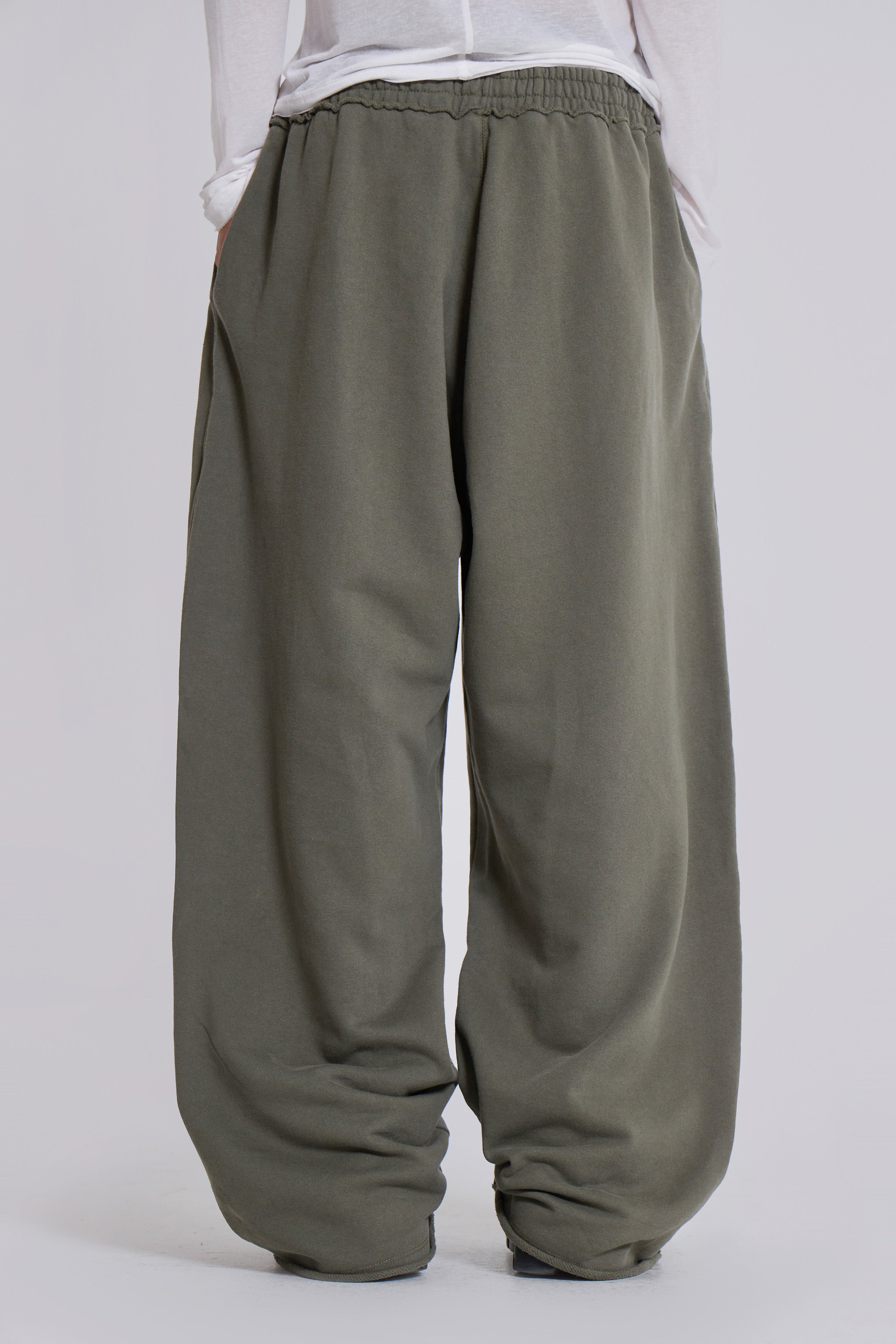 Military Green Baggy Monster Joggers