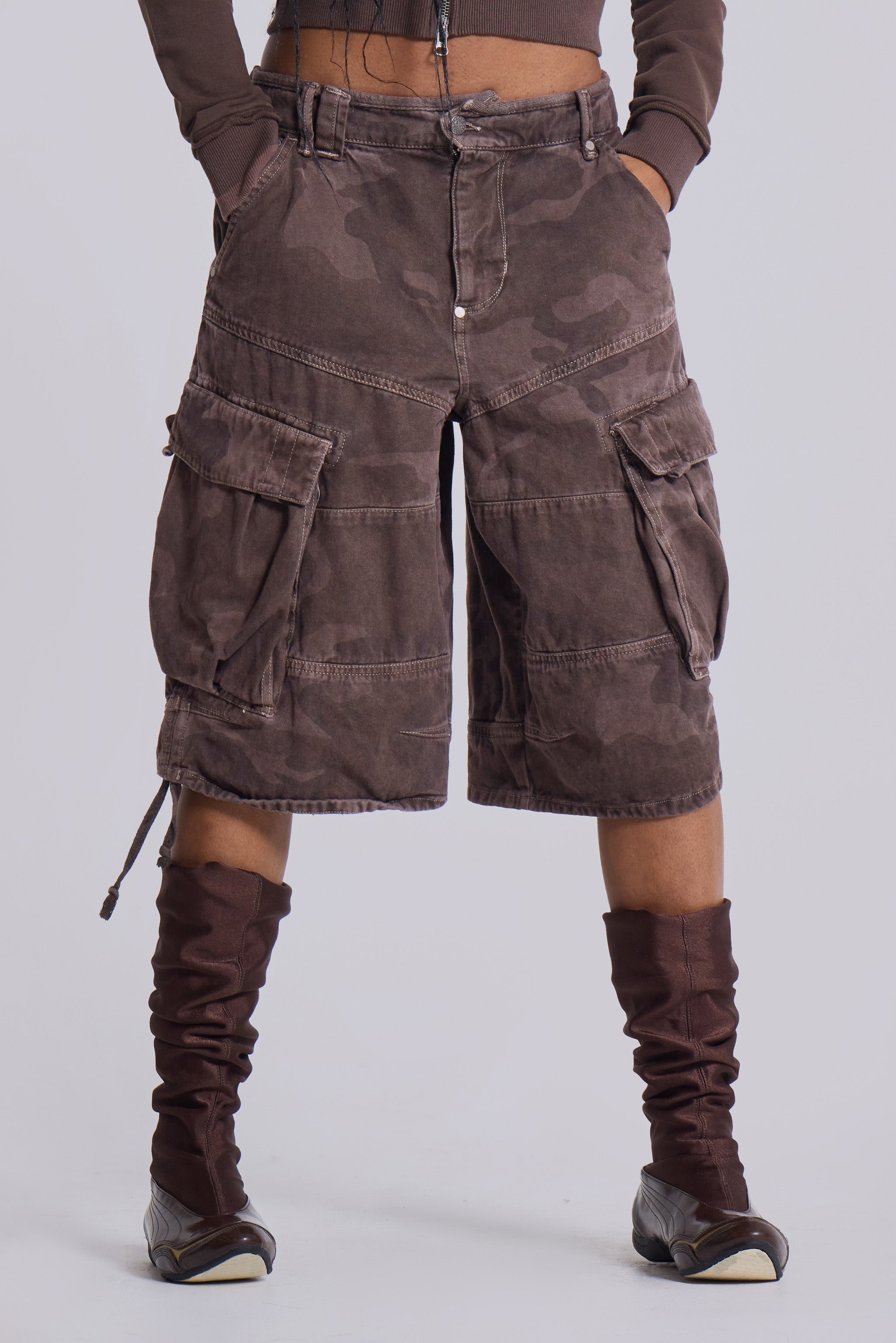 Cadet Brown Camo Shorts