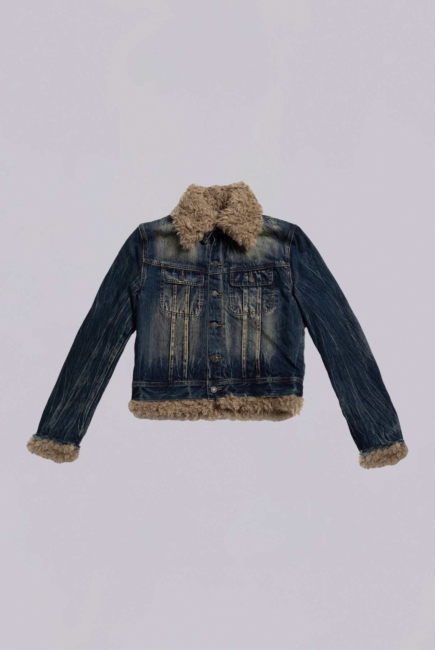 Shaggy Denim Jacket