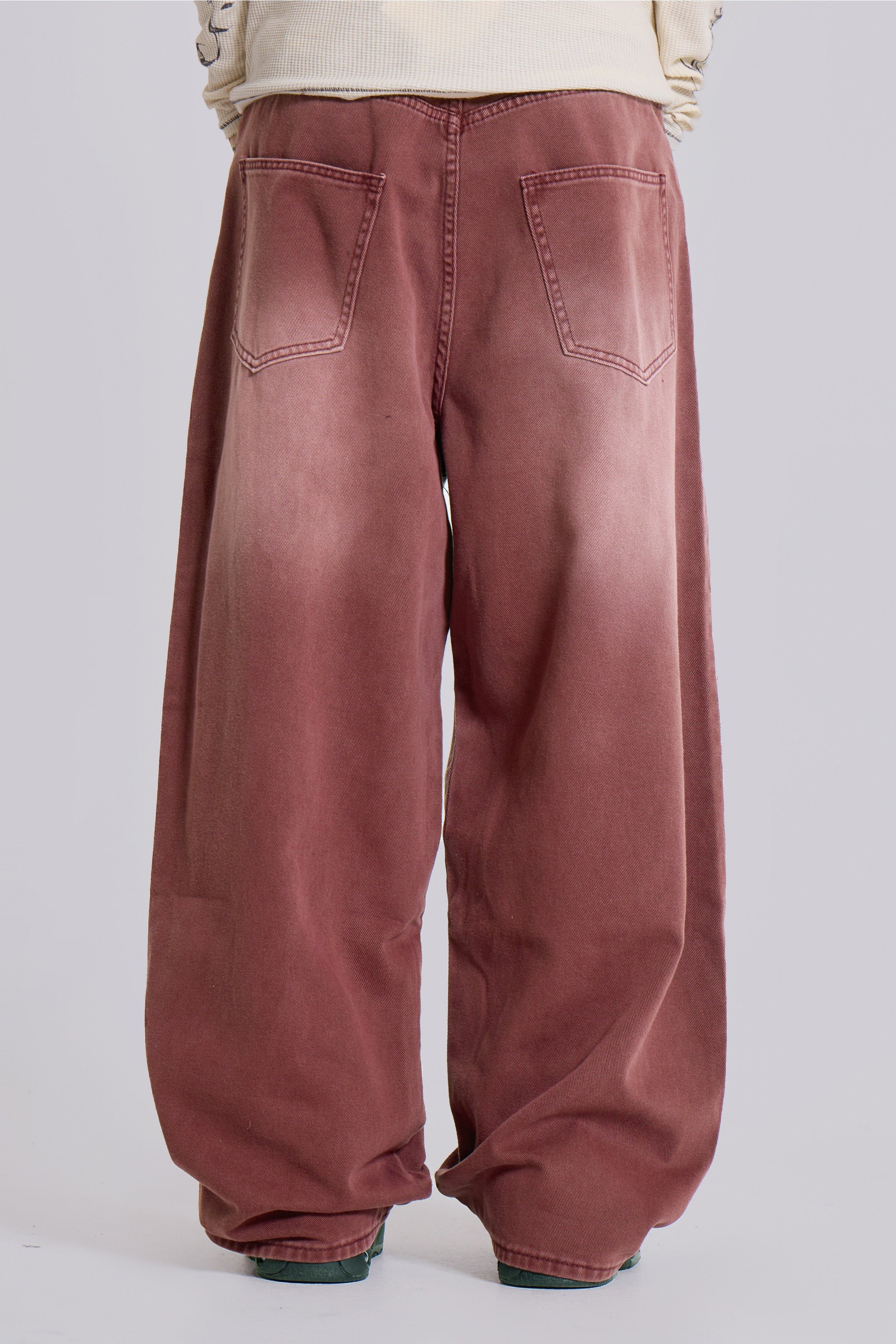 Burgundy Washed XL Colossus Jeans