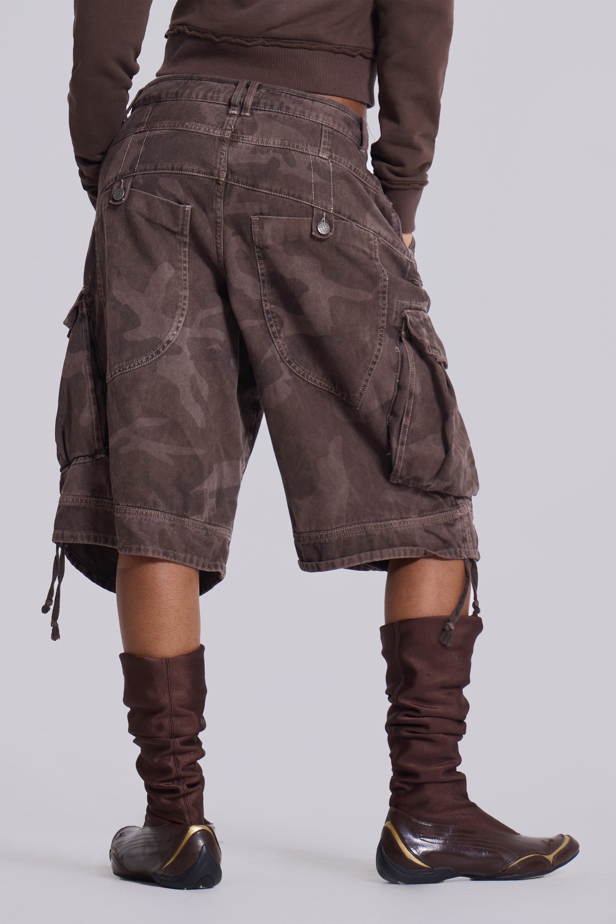 Cadet Brown Camo Shorts