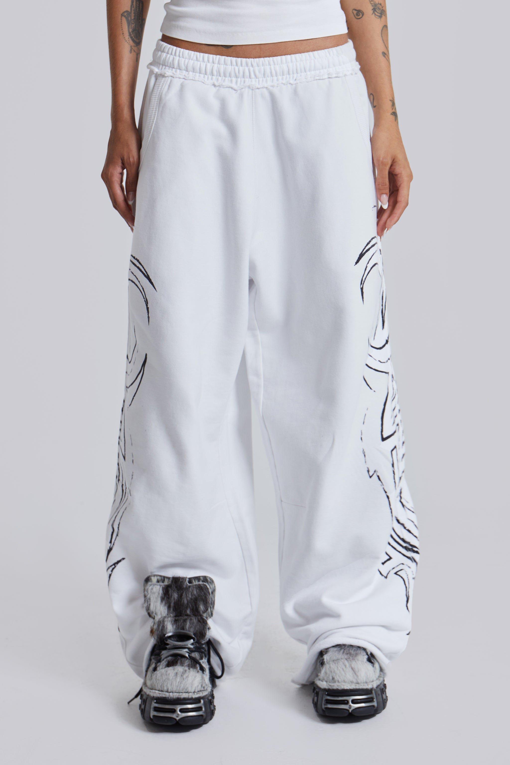 White Blade Joggers