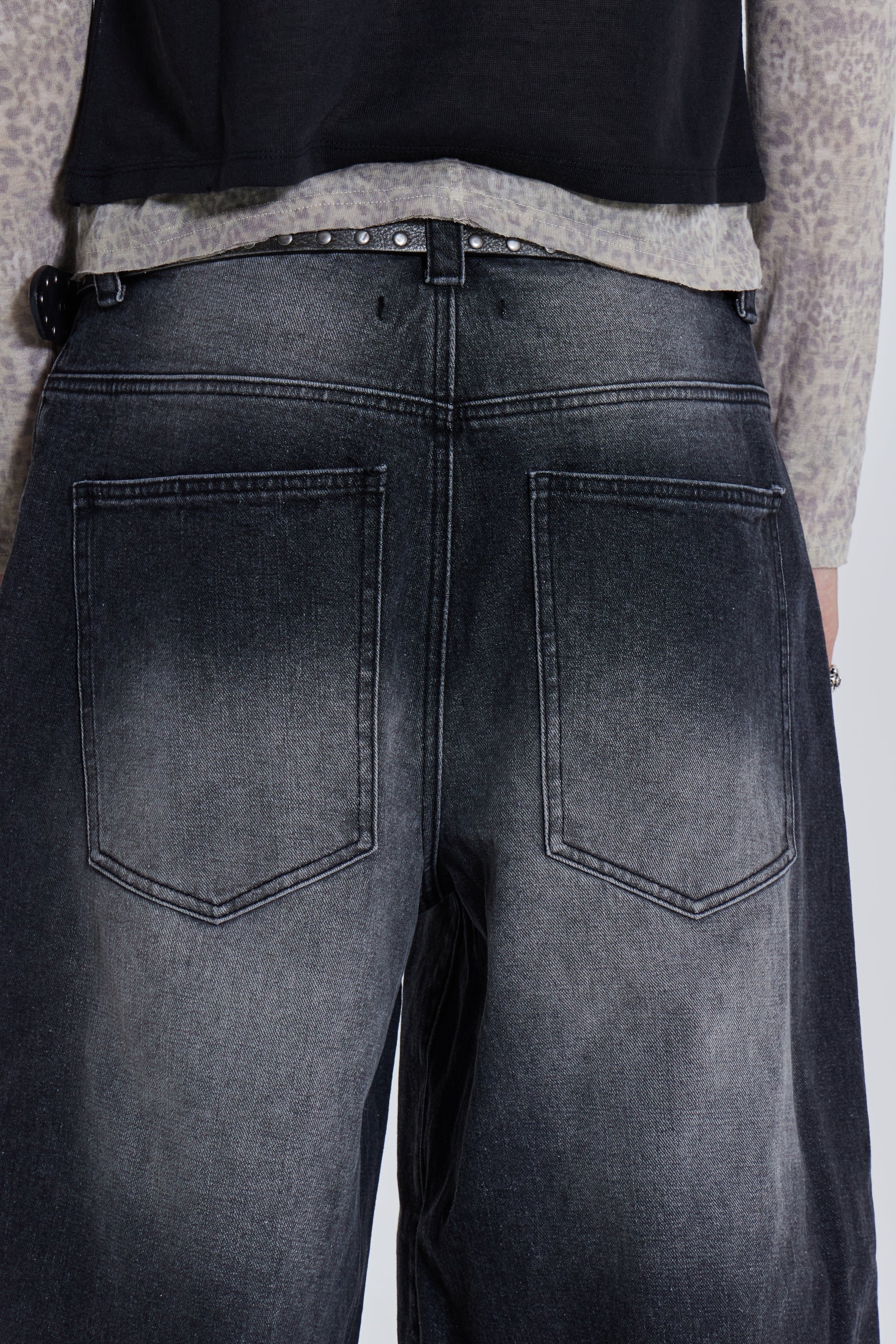 Washed Black Collosus Jeans | Jaded London