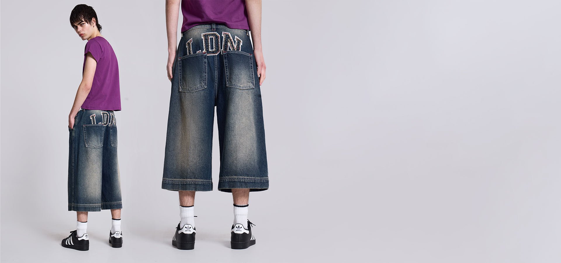 Men's Denim Jorts – Jaded London