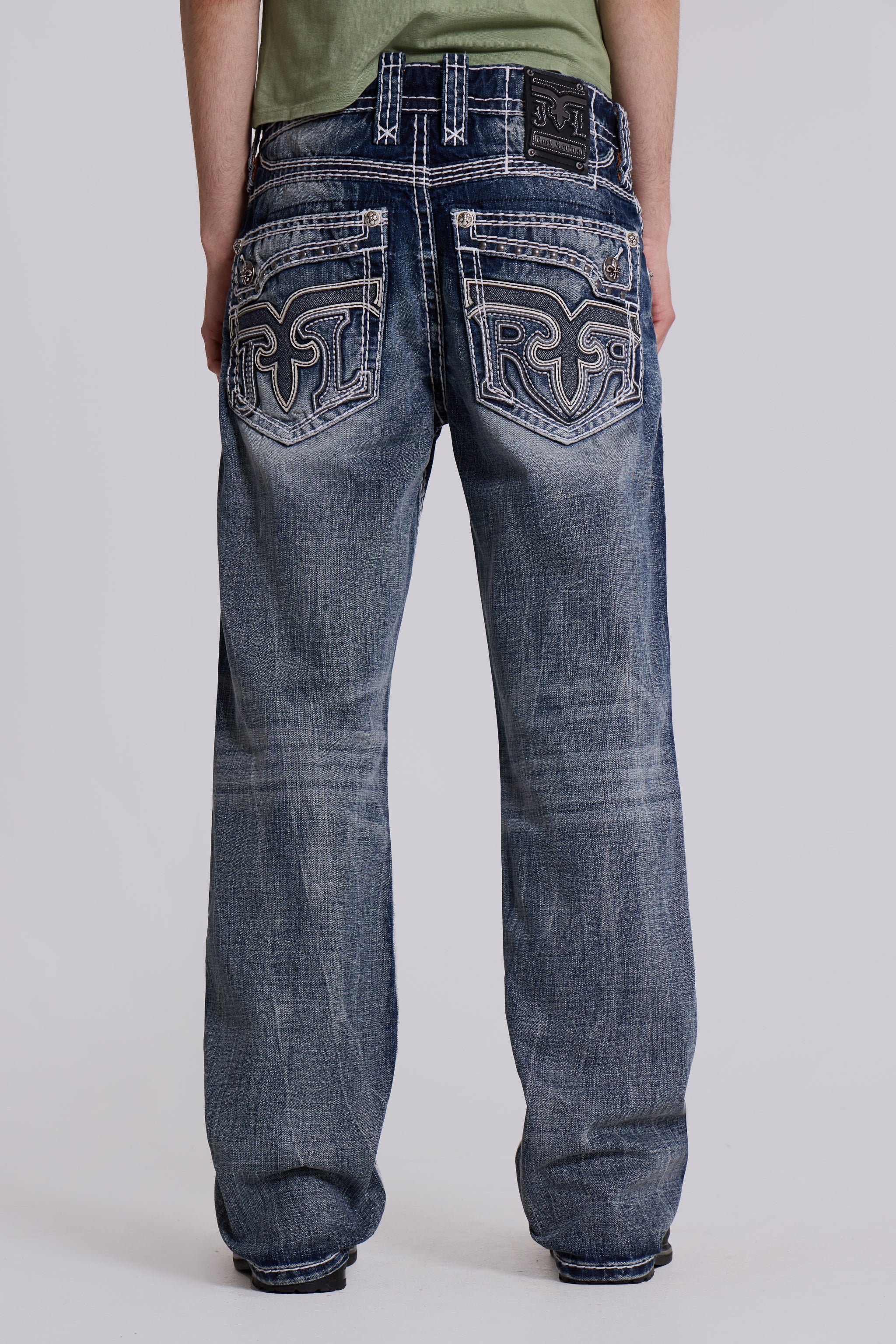 Rock Revival Mid Blue Gwen Bootcut Jeans