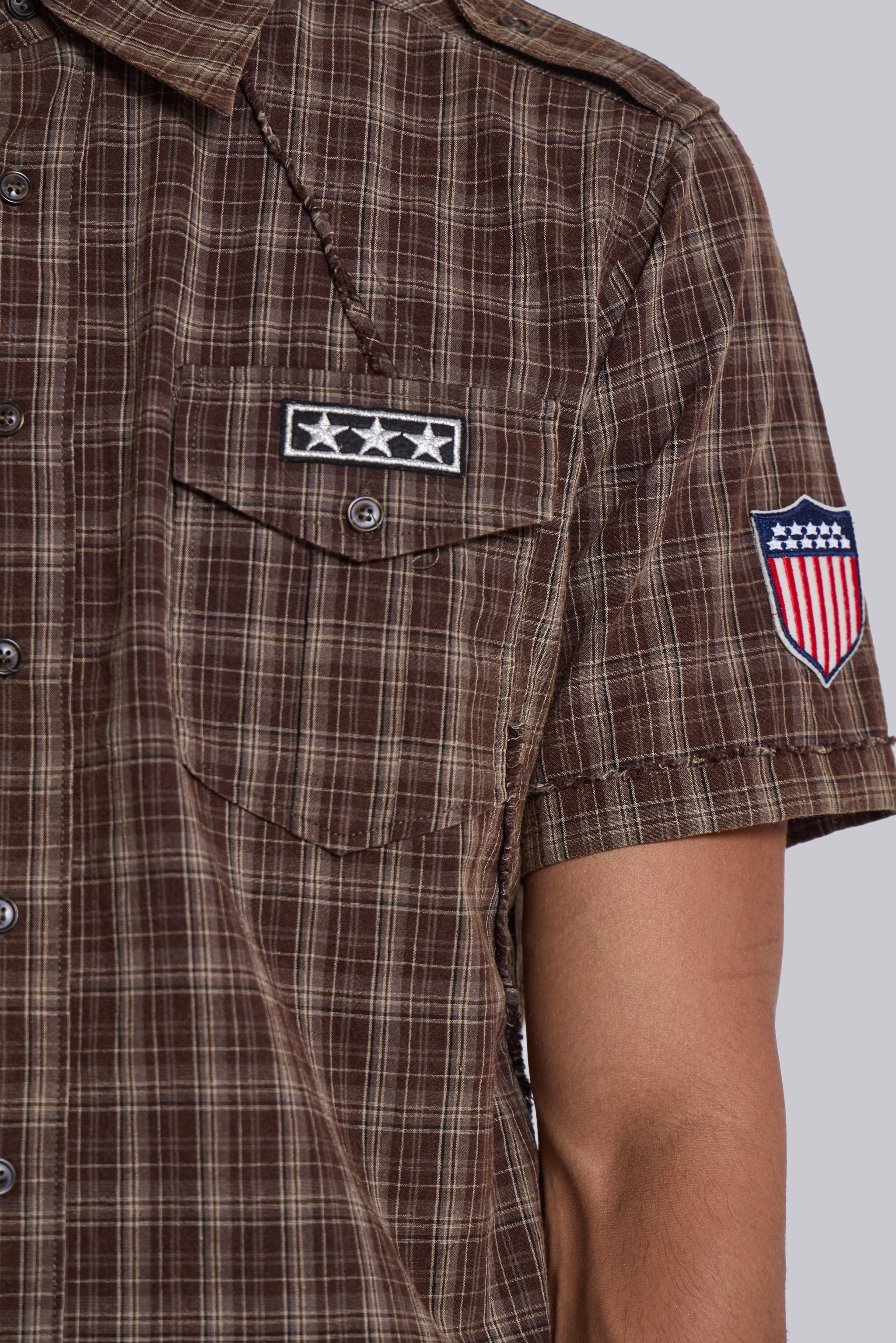 Brown Check Scout Shirt