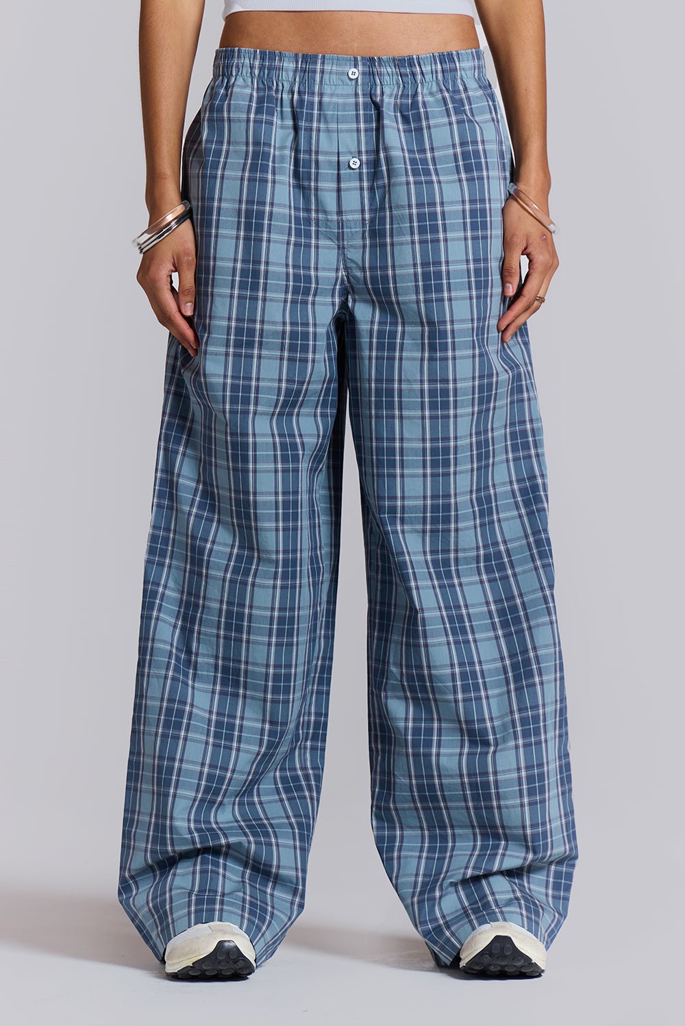 Jamie Check Boxer Trousers