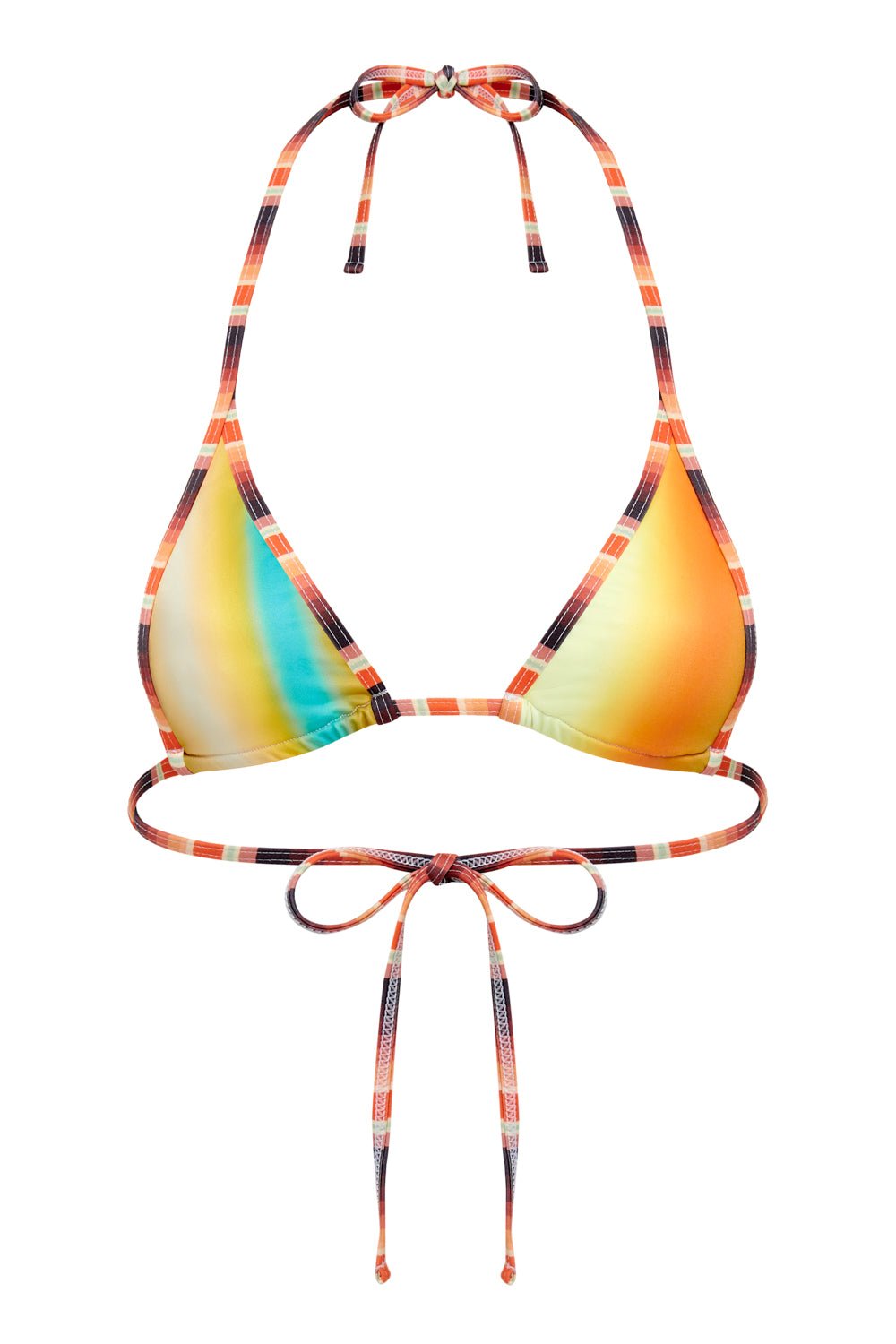 Sunset Micro Triangle Bikini Top