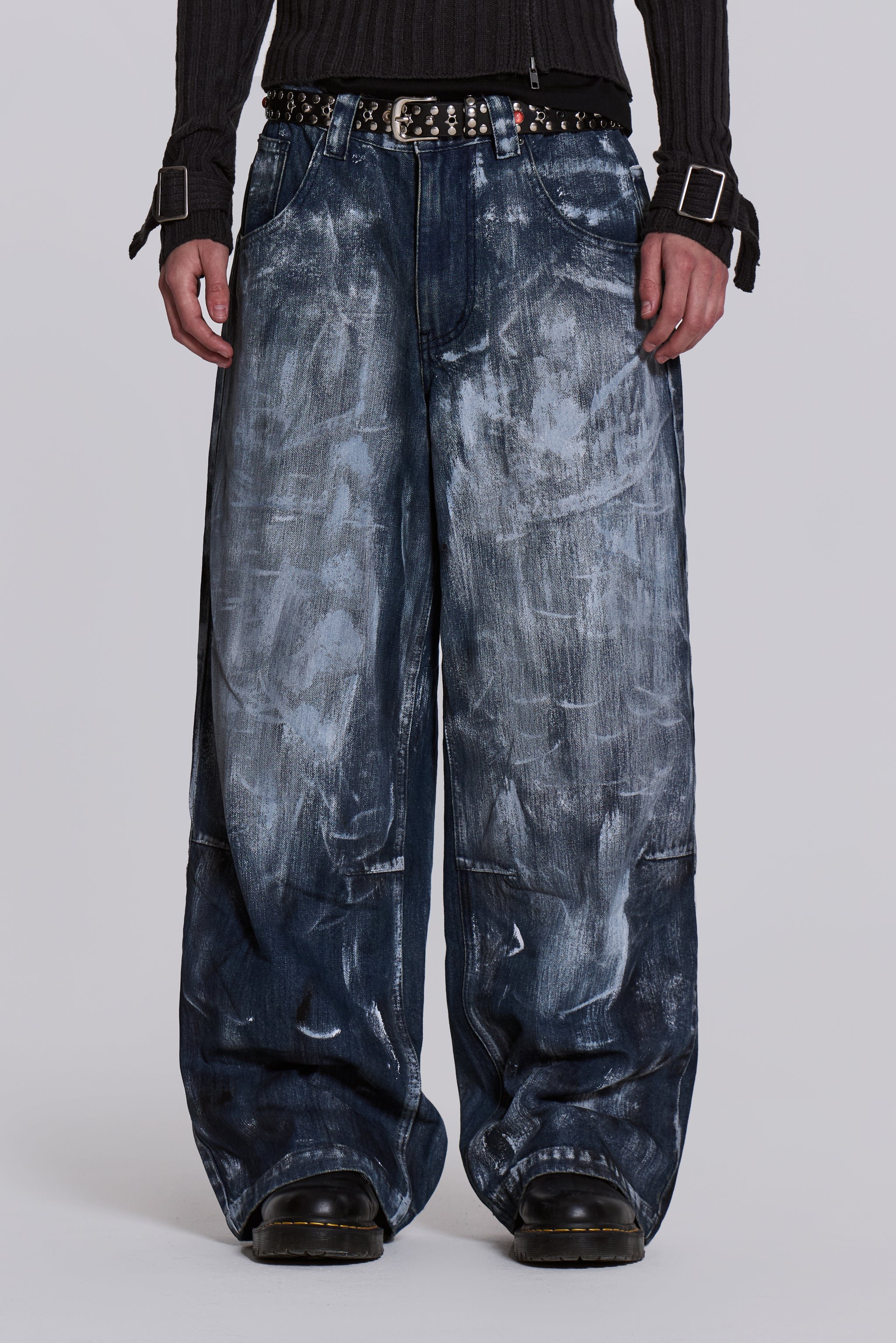 Shop Blue Painter Colossus Jeans | Jaded London | Clothing