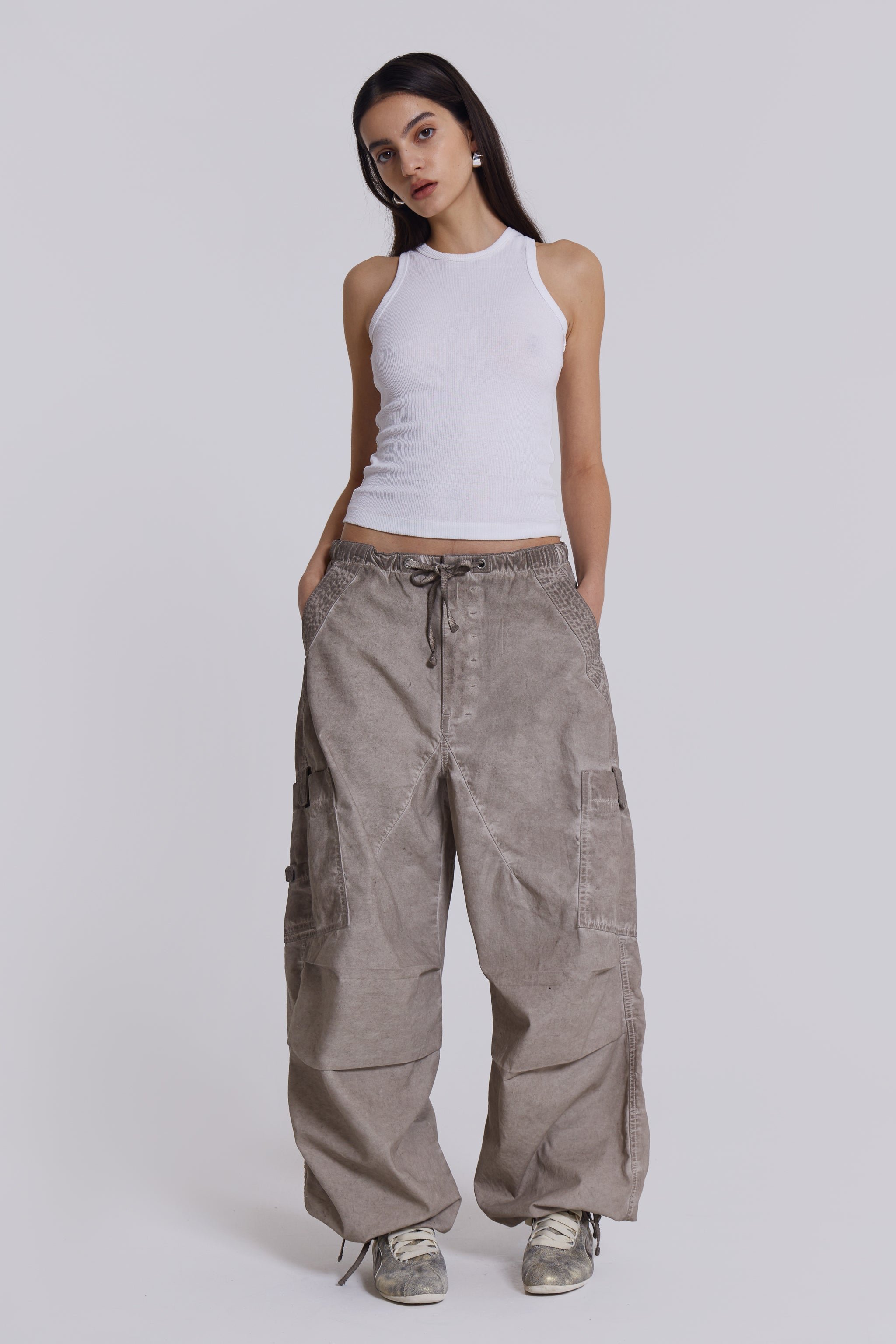 SALE Women's Loose Fit Low Rise Trendy Cargo Pants – OliverandJade