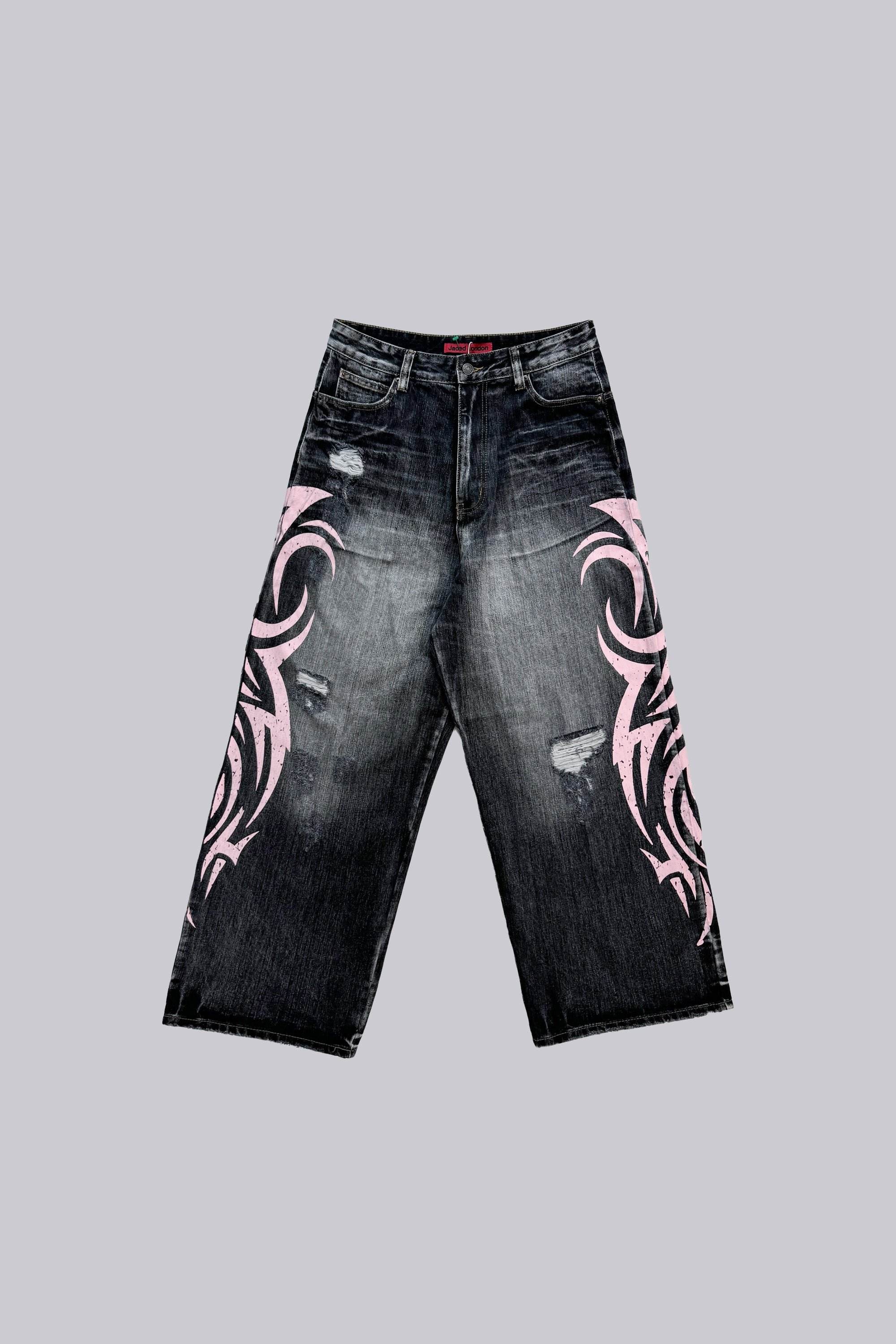 Pink Blade XL Colossus Jeans | Jaded London | Clothing