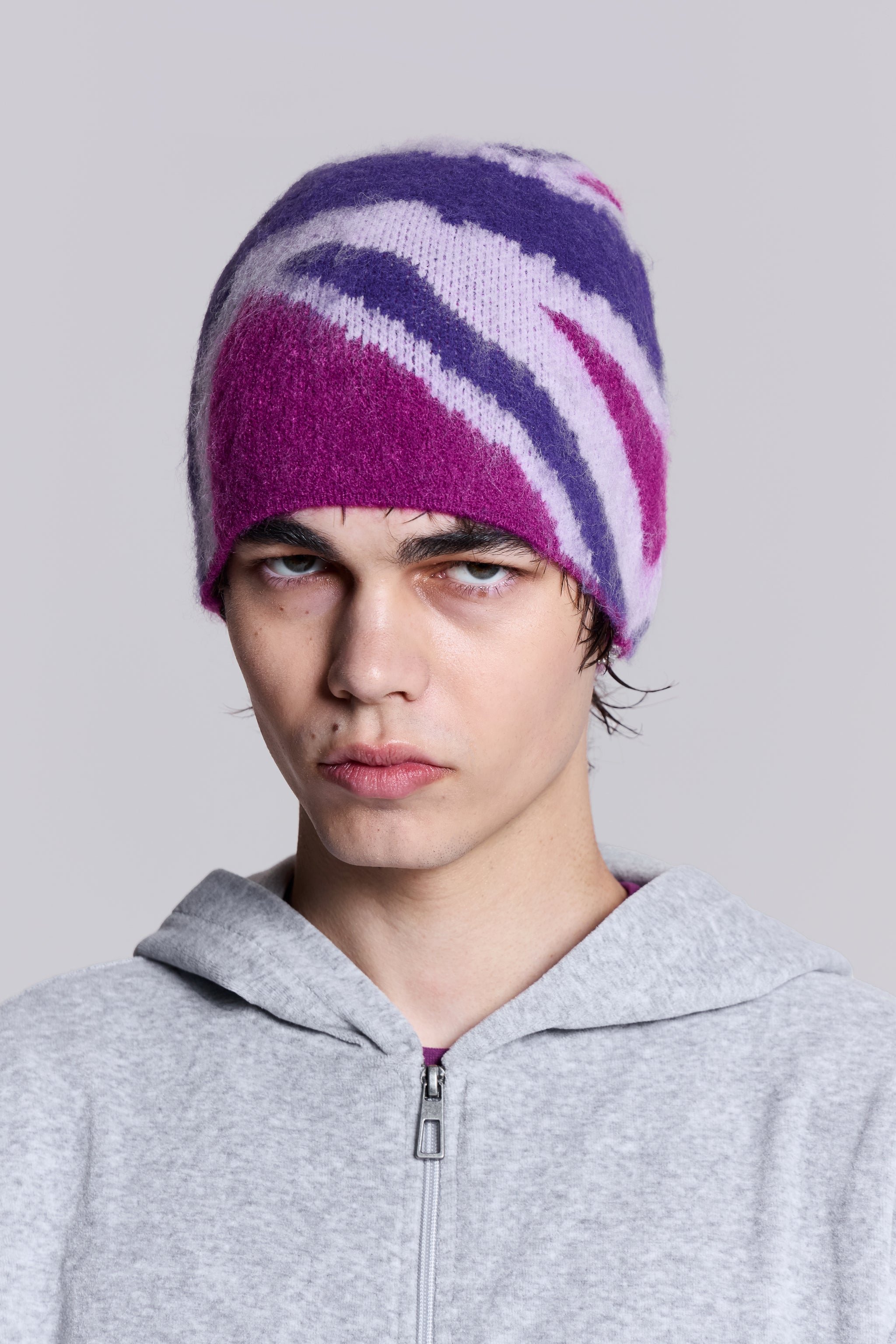 Purple Patriot Beanie