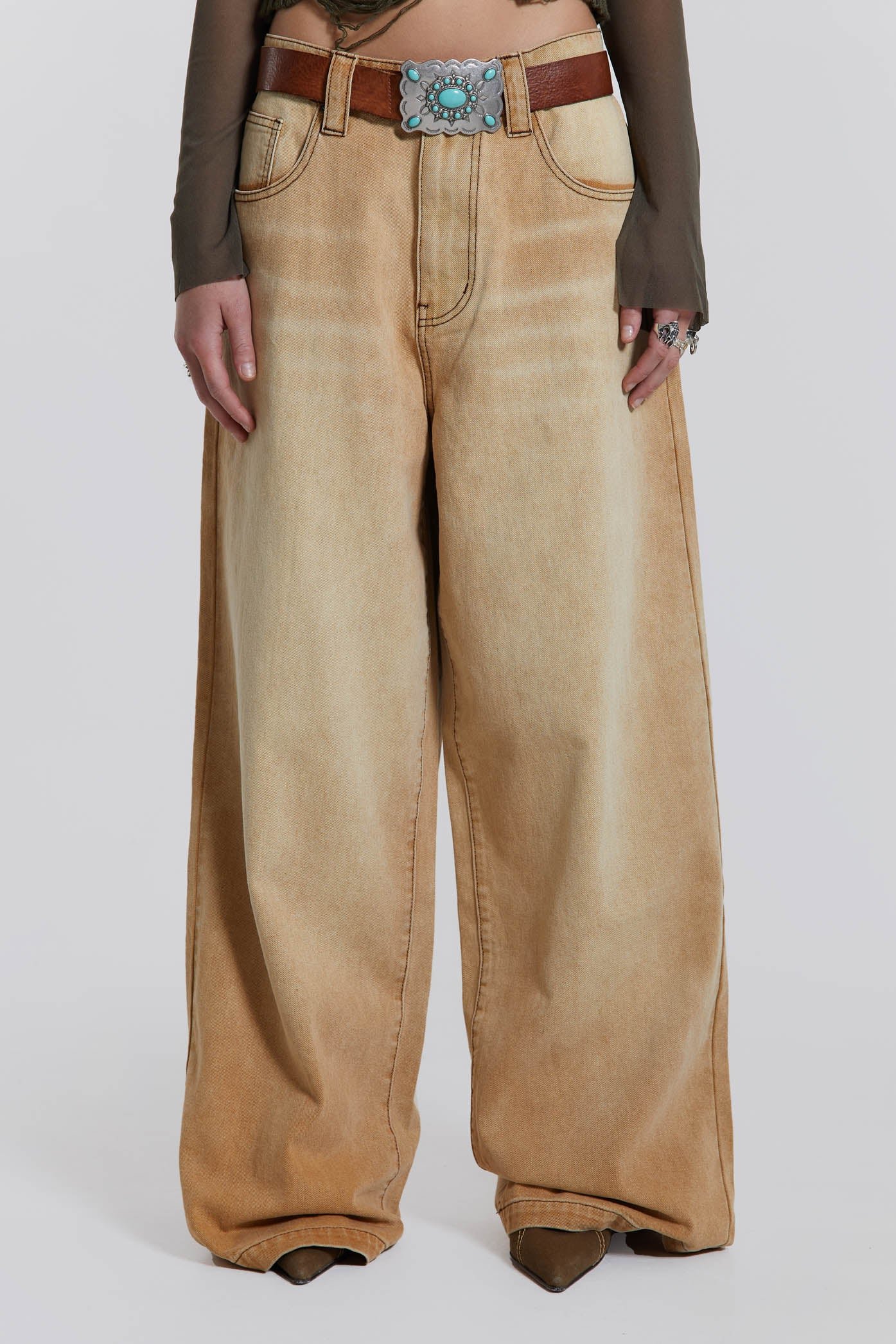 Sand Colossus Jeans | Jaded London