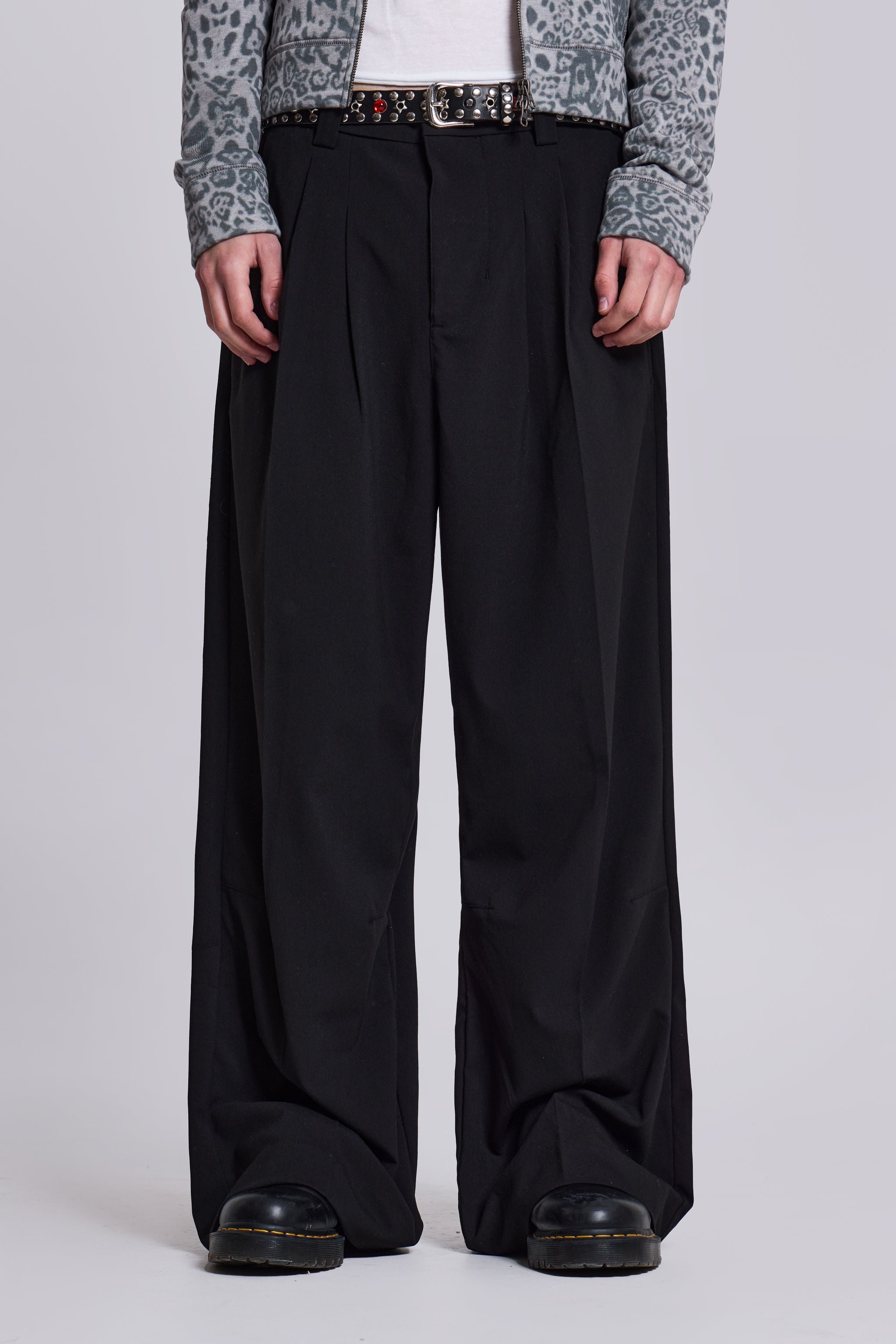 Shop Goliath Black Suit Pants | Jaded London | Clothing